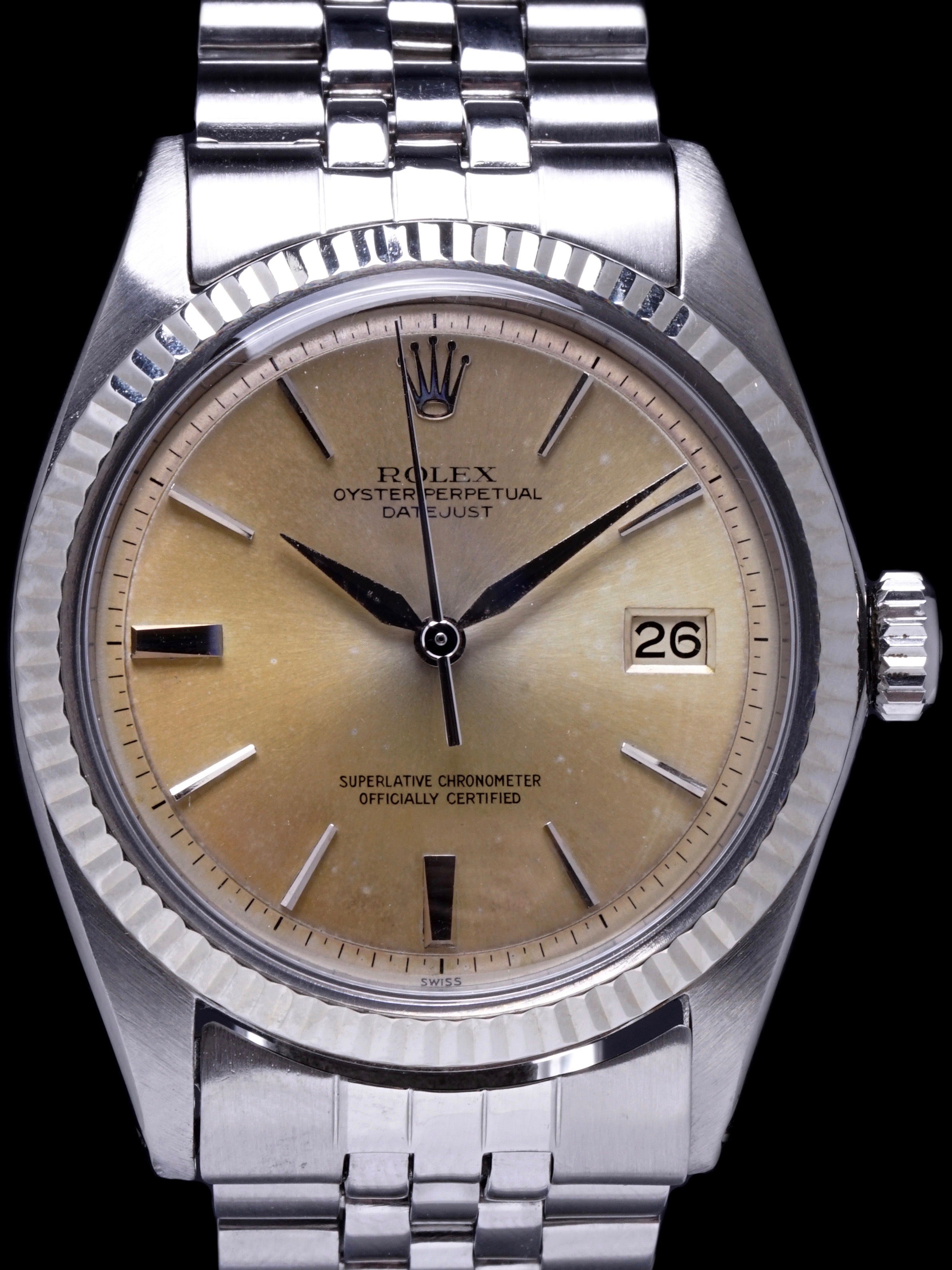1963 Rolex Datejust 1601) No lume