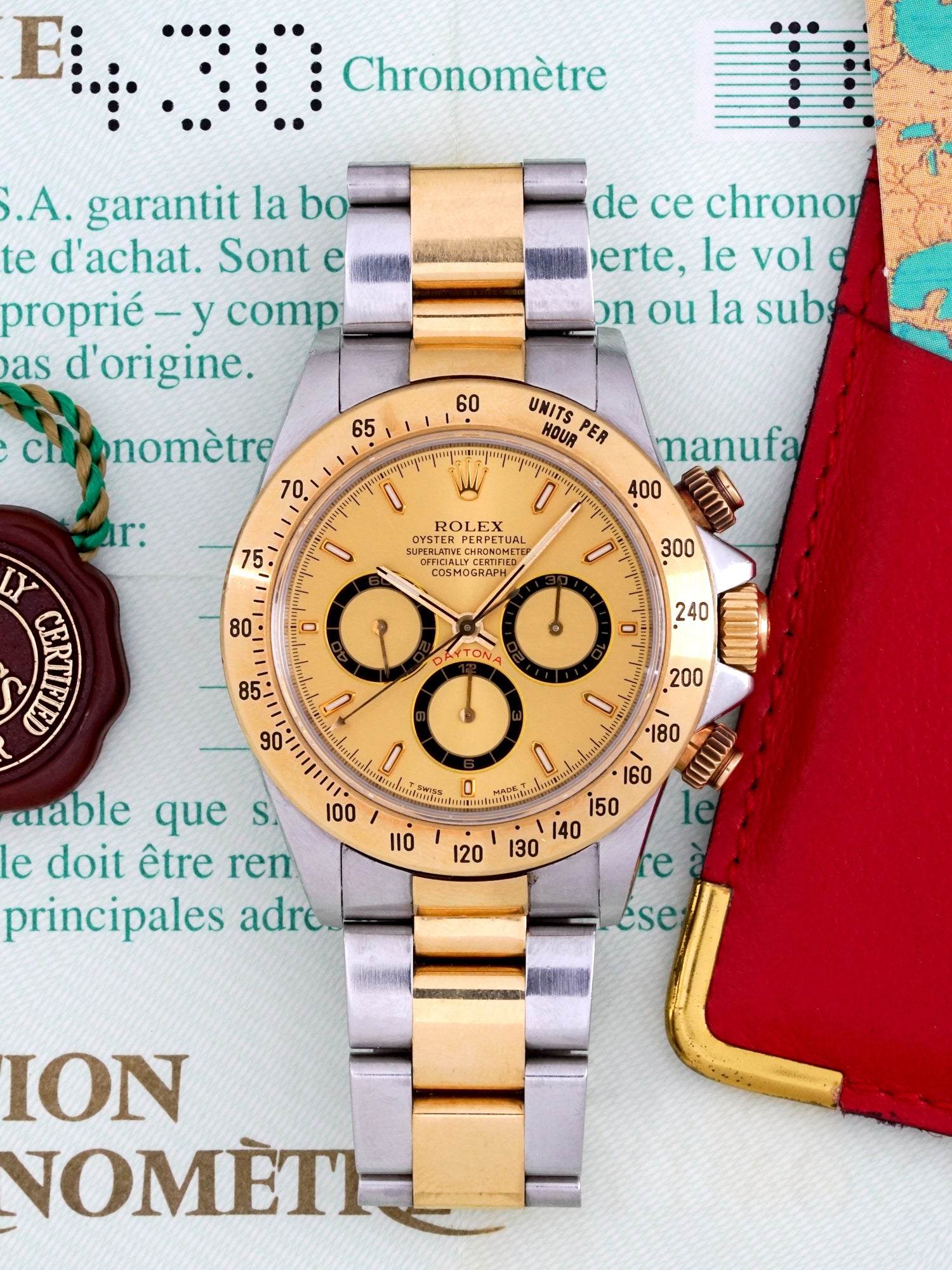 Unpolished* 1996 Rolex Two-Tone Zenith Daytona (Ref. 16523) 