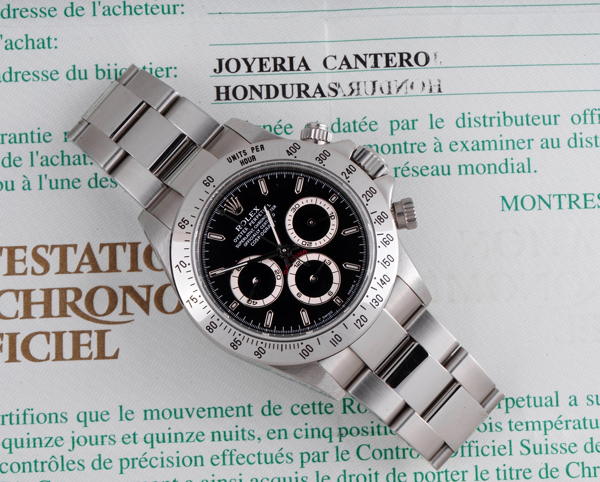 Unpolished* 1998 Rolex Daytona 16520) Black IV