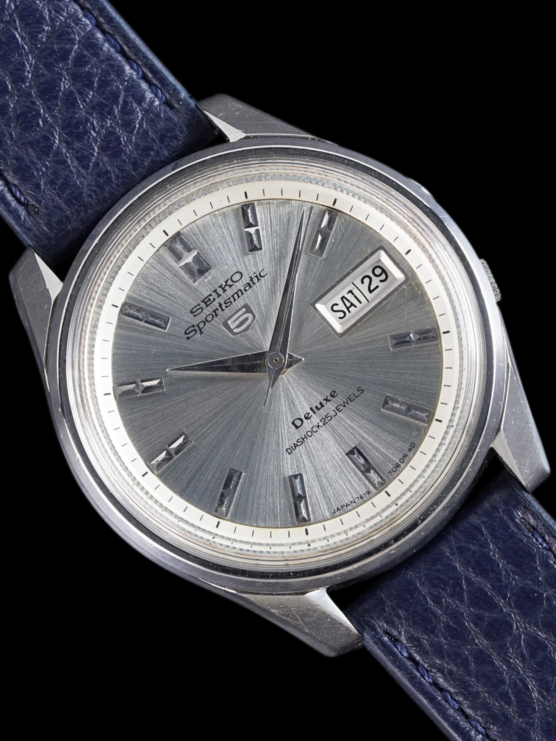 Seiko 7619 Seiko Sportsmatic Deluxe Diashock 25 Jewels Seiko