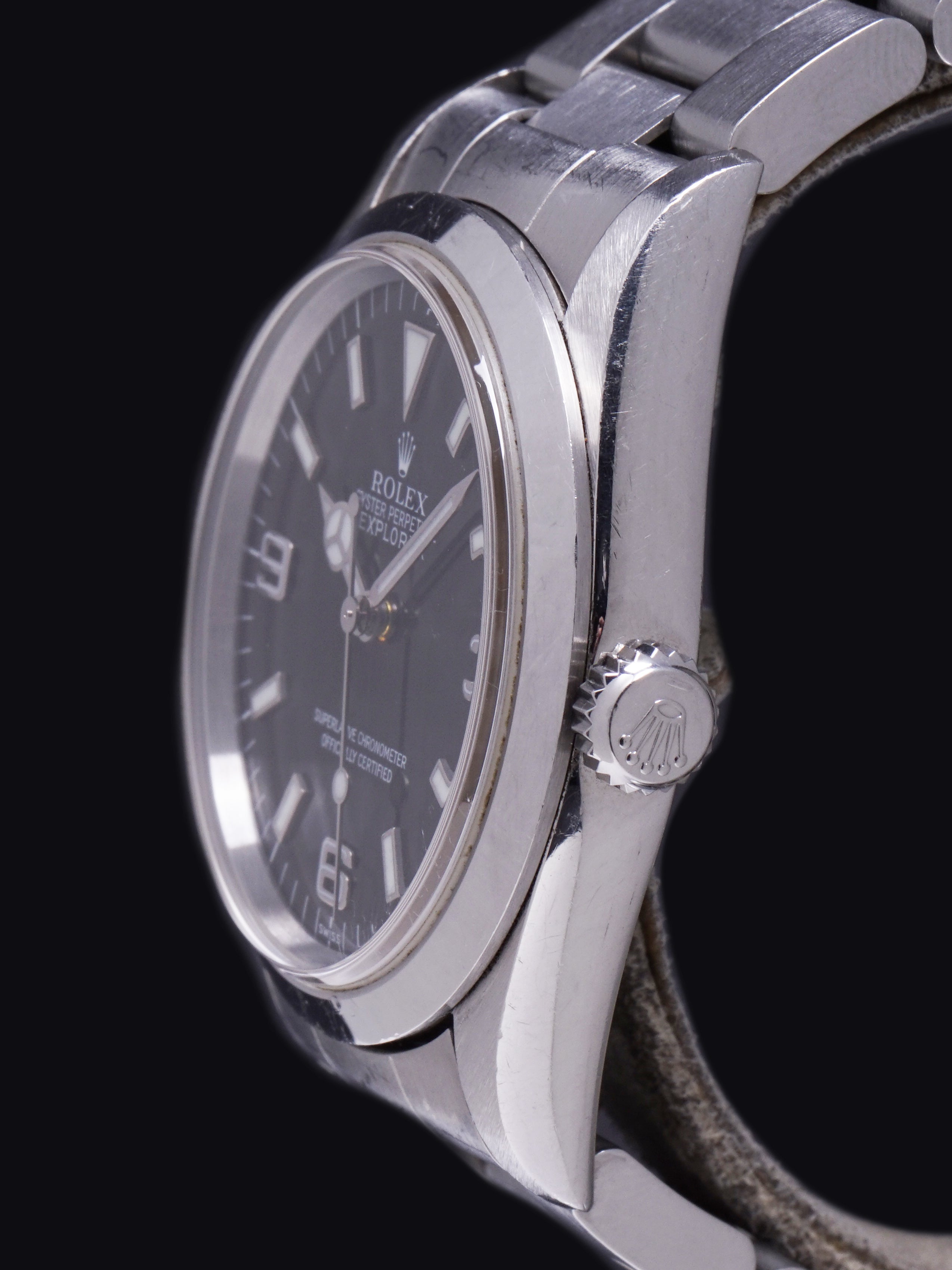 Unpolished 1999 Rolex Explorer I (Ref. 14270) SWISS Only