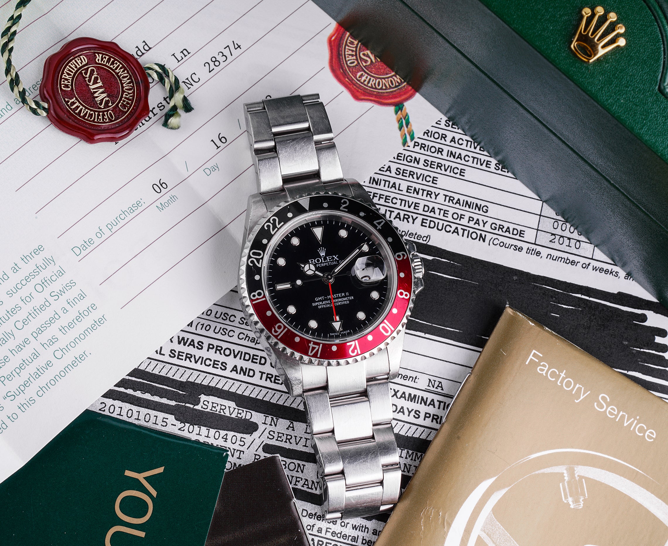Delta Force*** 2007 Rolex GMT-Master II (Ref. 16710) 