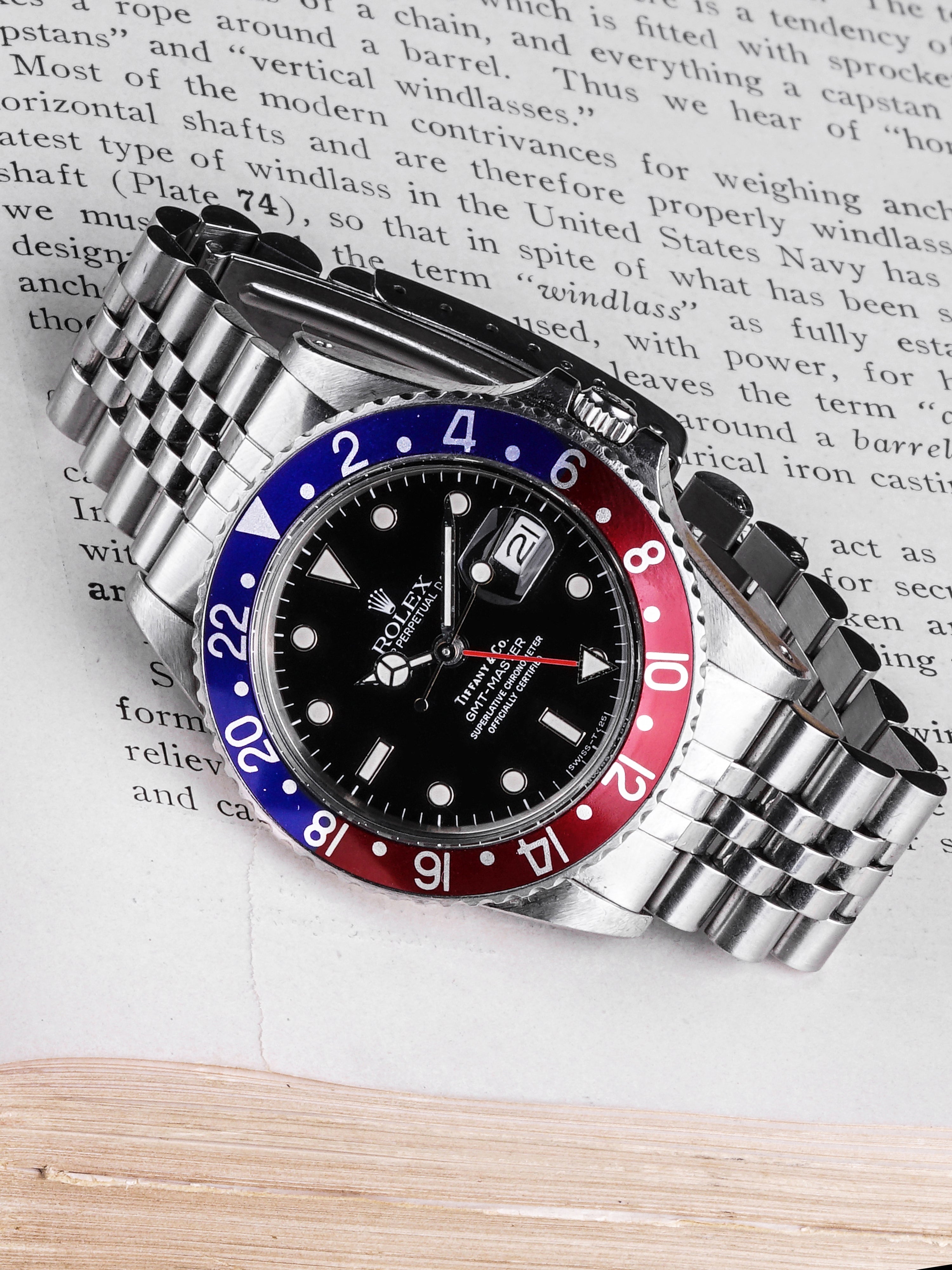 Unpolished* 1985 Rolex GMT-Master (Ref. 16750) Tiffany & Co