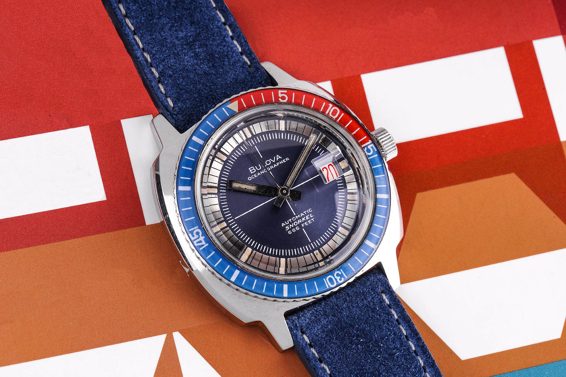 1969 Bulova Oceanographer Snorkel 
