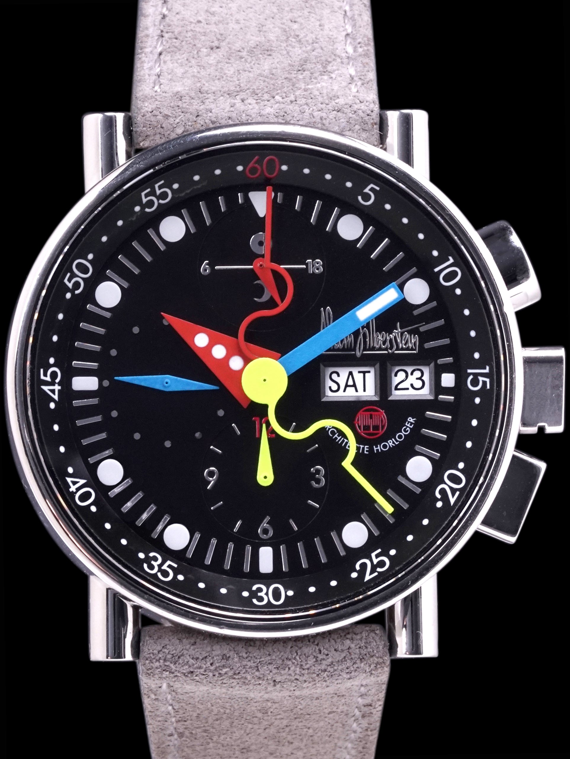 1990s Alain Silberstein Krono Bauhaus "Cal. 5100"