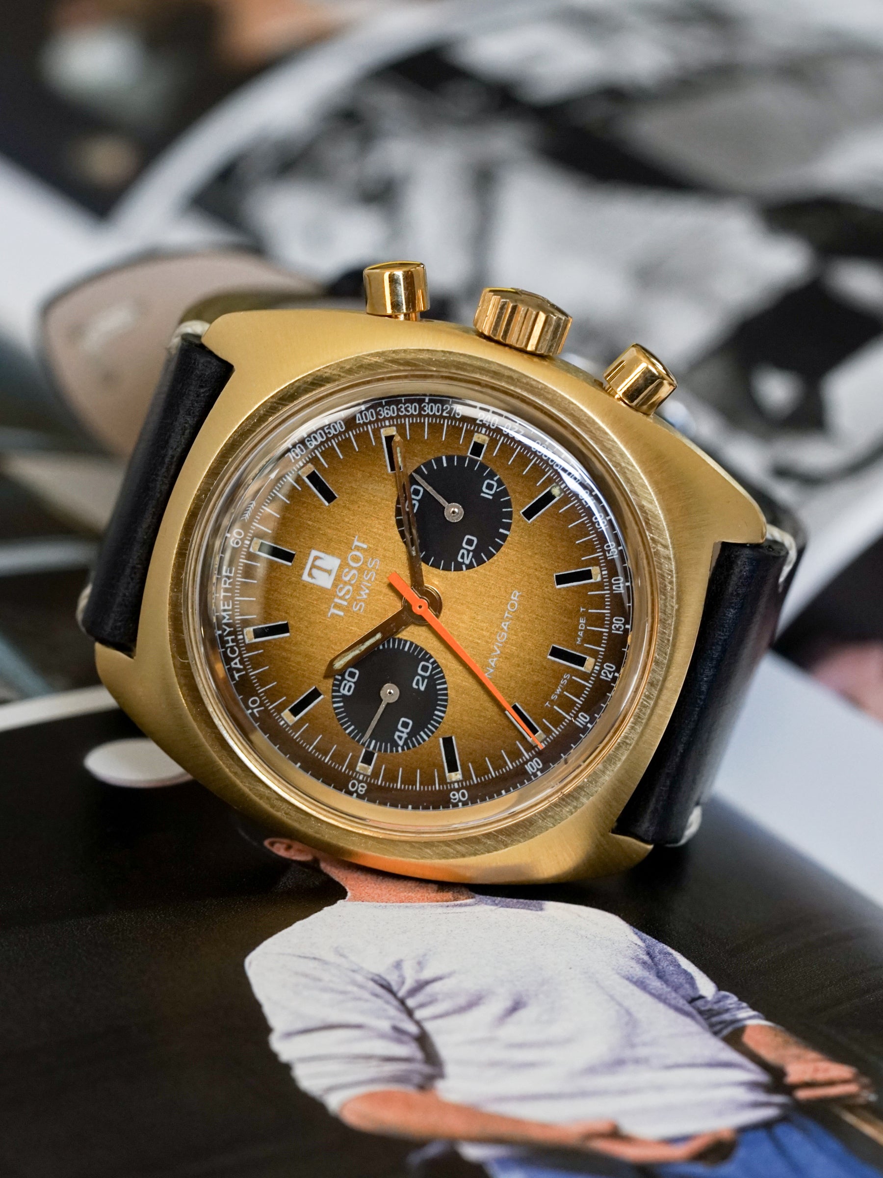 Chronograph Tissot 872 1960s Tissot-Omega Navigator Chronograph