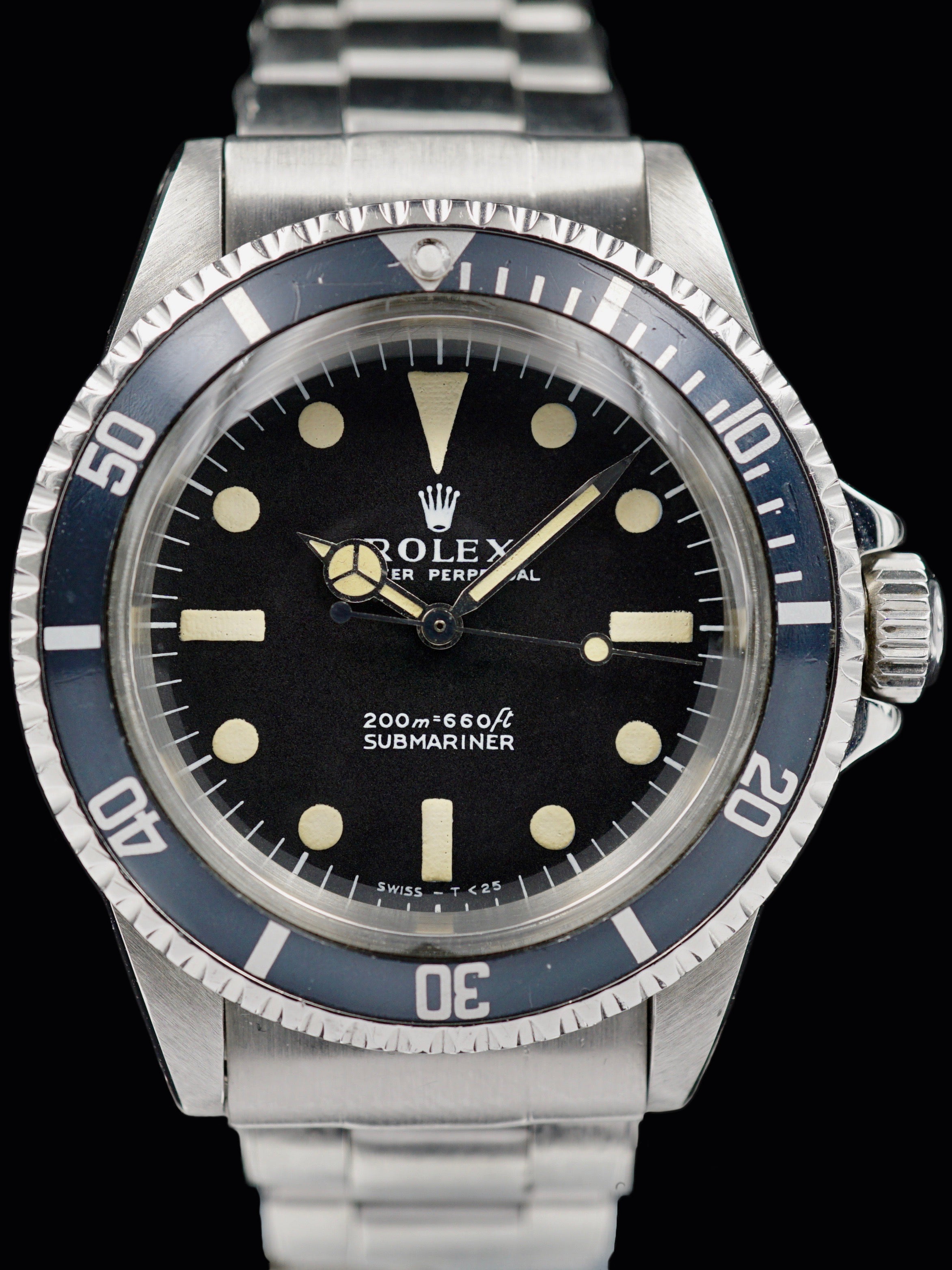 Vintage Submariner Rolex Submariner 5513 Meters First 1968 Rolex