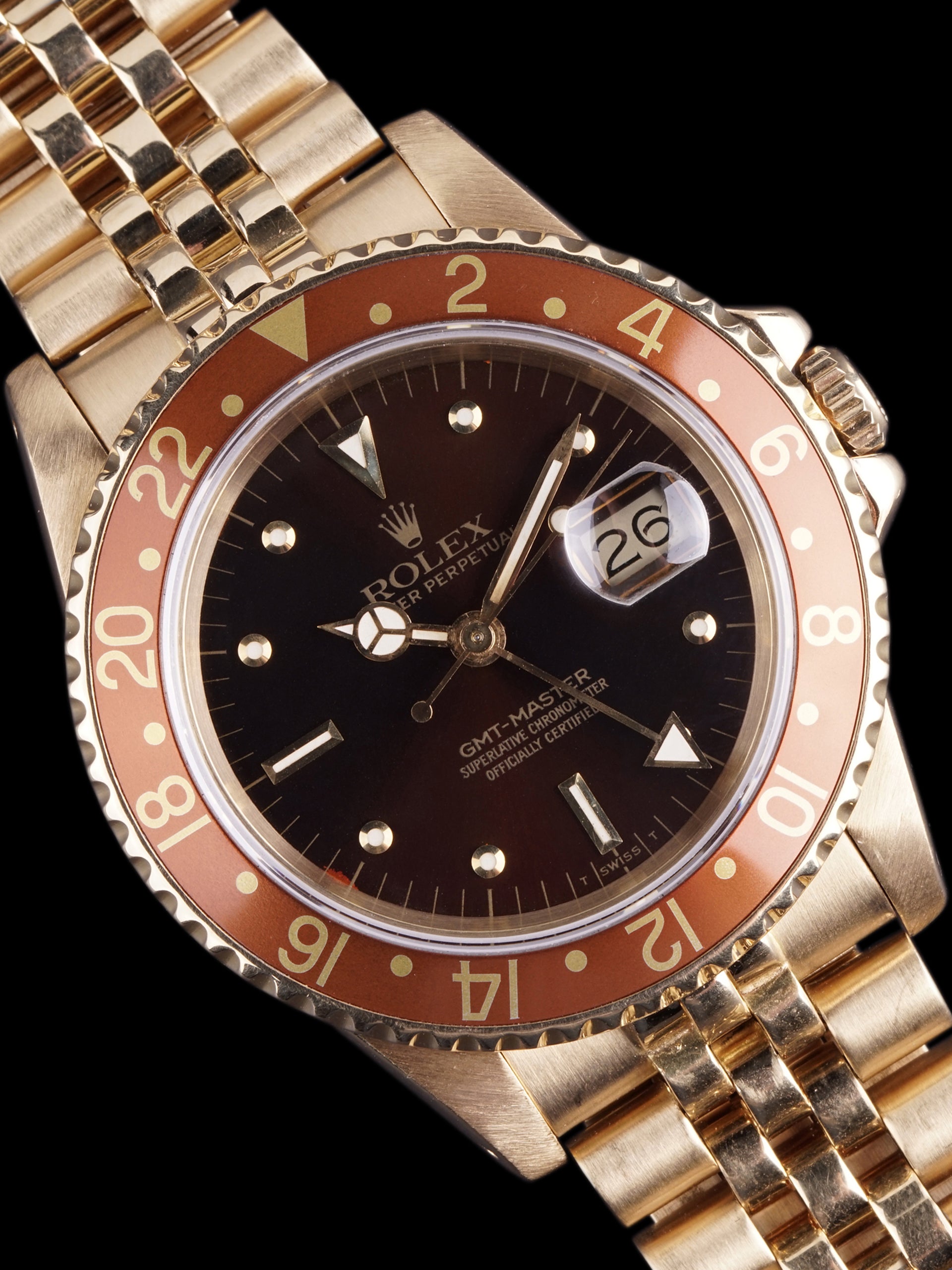1984 Rolex GMT-Master 16758) 18k YG - Main Image