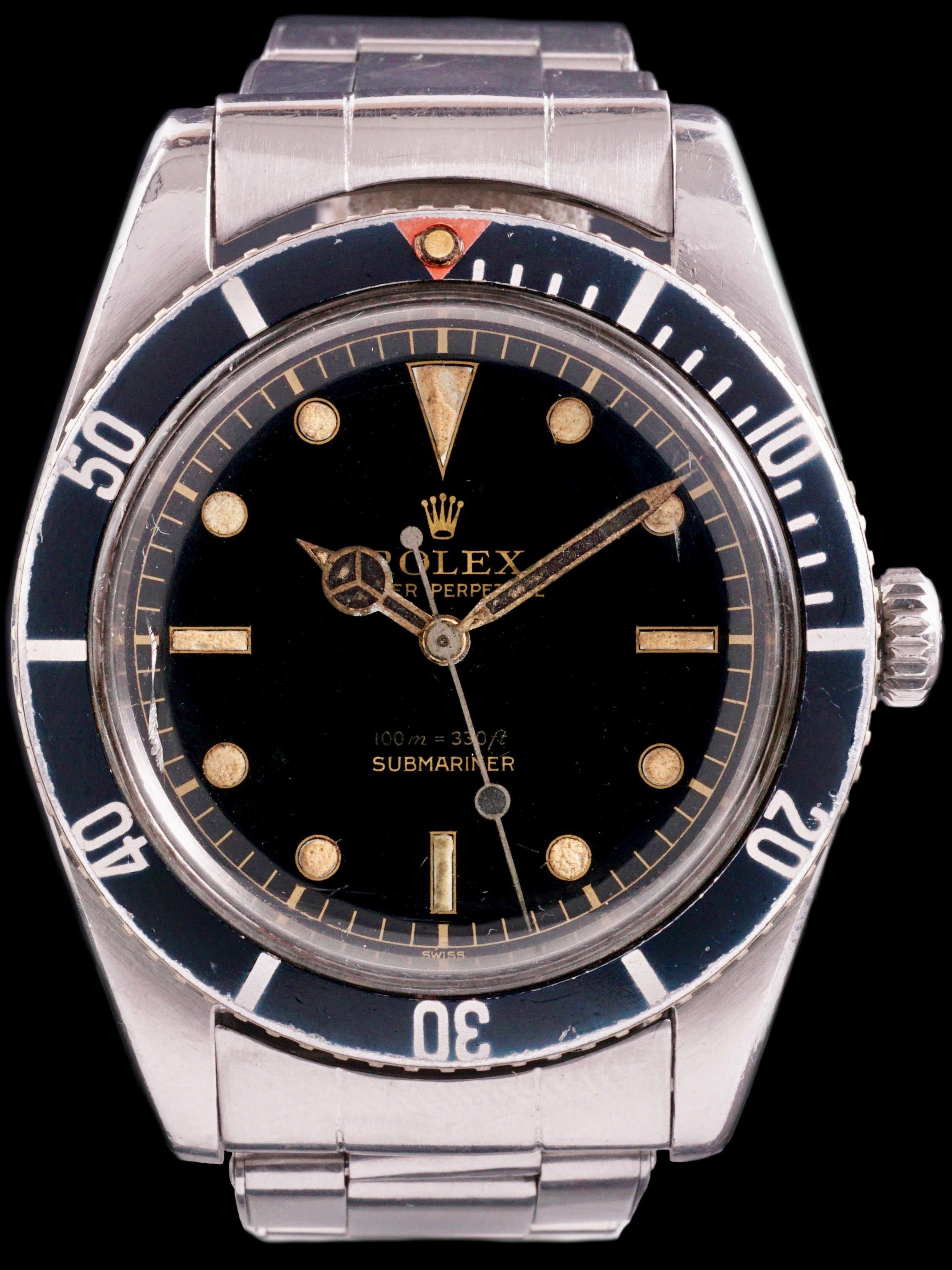 Canberra strubehoved Manners 1958 Rolex Submariner (Ref. 5508) "Small Crown"