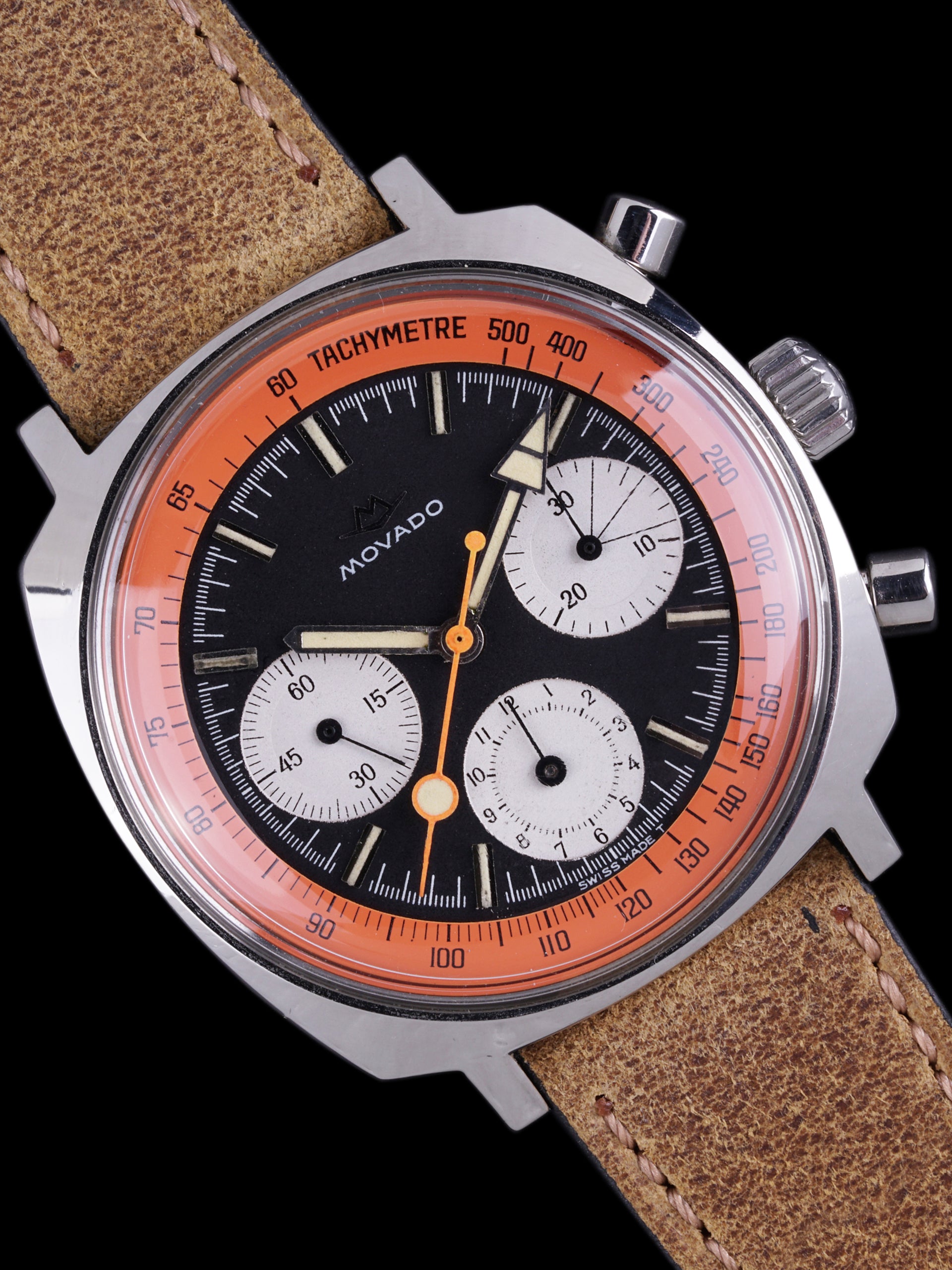 1960s Movado Super Sub Sea (Ref. 206-705-502) W/ Box