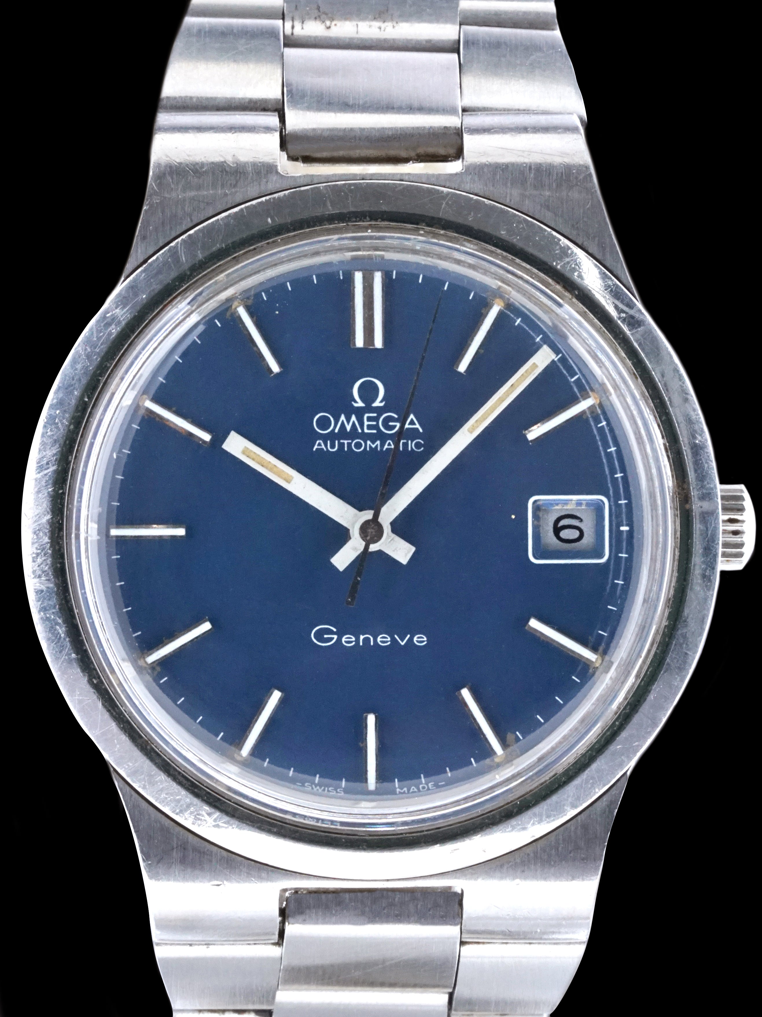 1973 Omega Geneve (Ref. 166.0173) Blue Dial