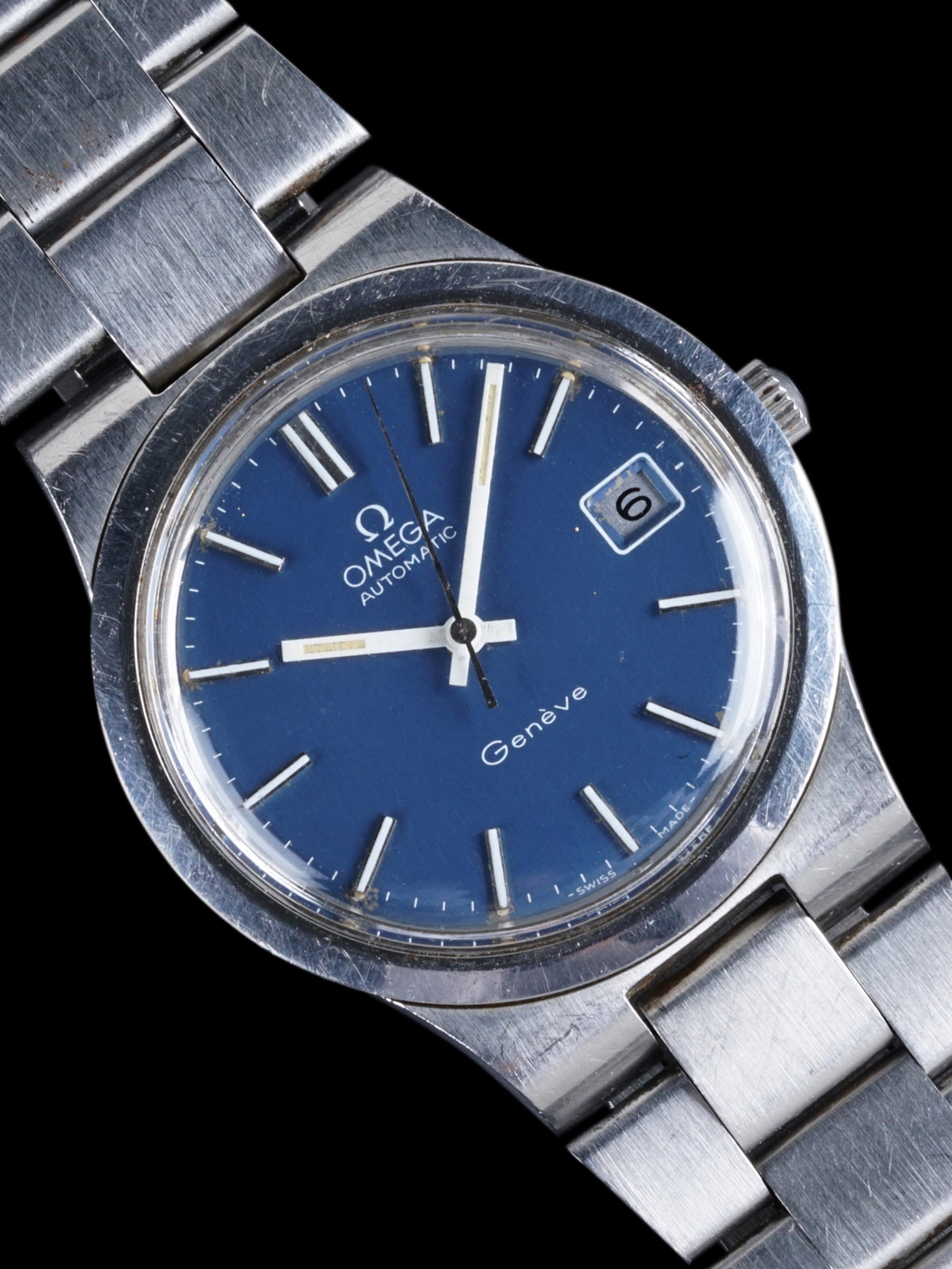 1973 Omega Geneve Blue Dial