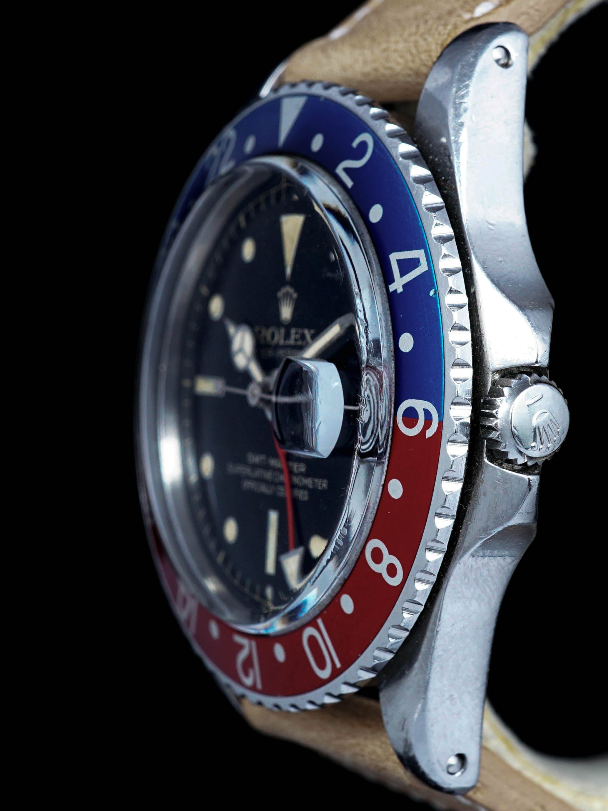 1960 Rolex GMT-Master 1675 with PCG Gilt Chapter Ring Exclamation Dial