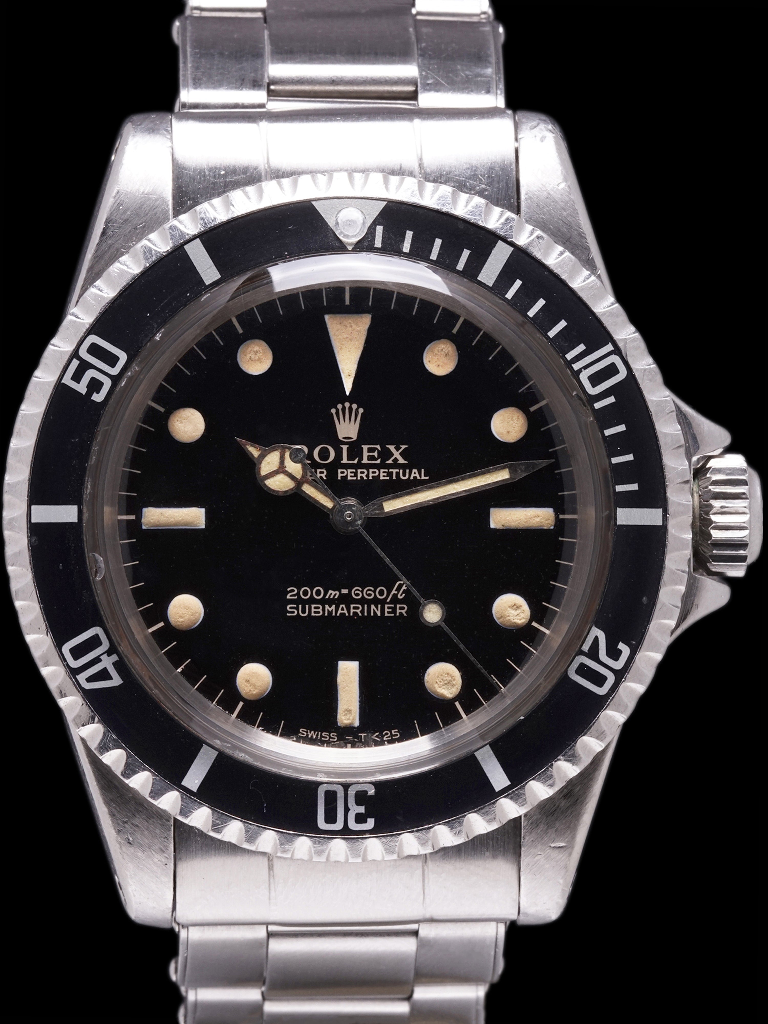 Meyella spøgelse Offentliggørelse 1966 Rolex Submariner (Ref. 5513) GILT Dial W/ Papers