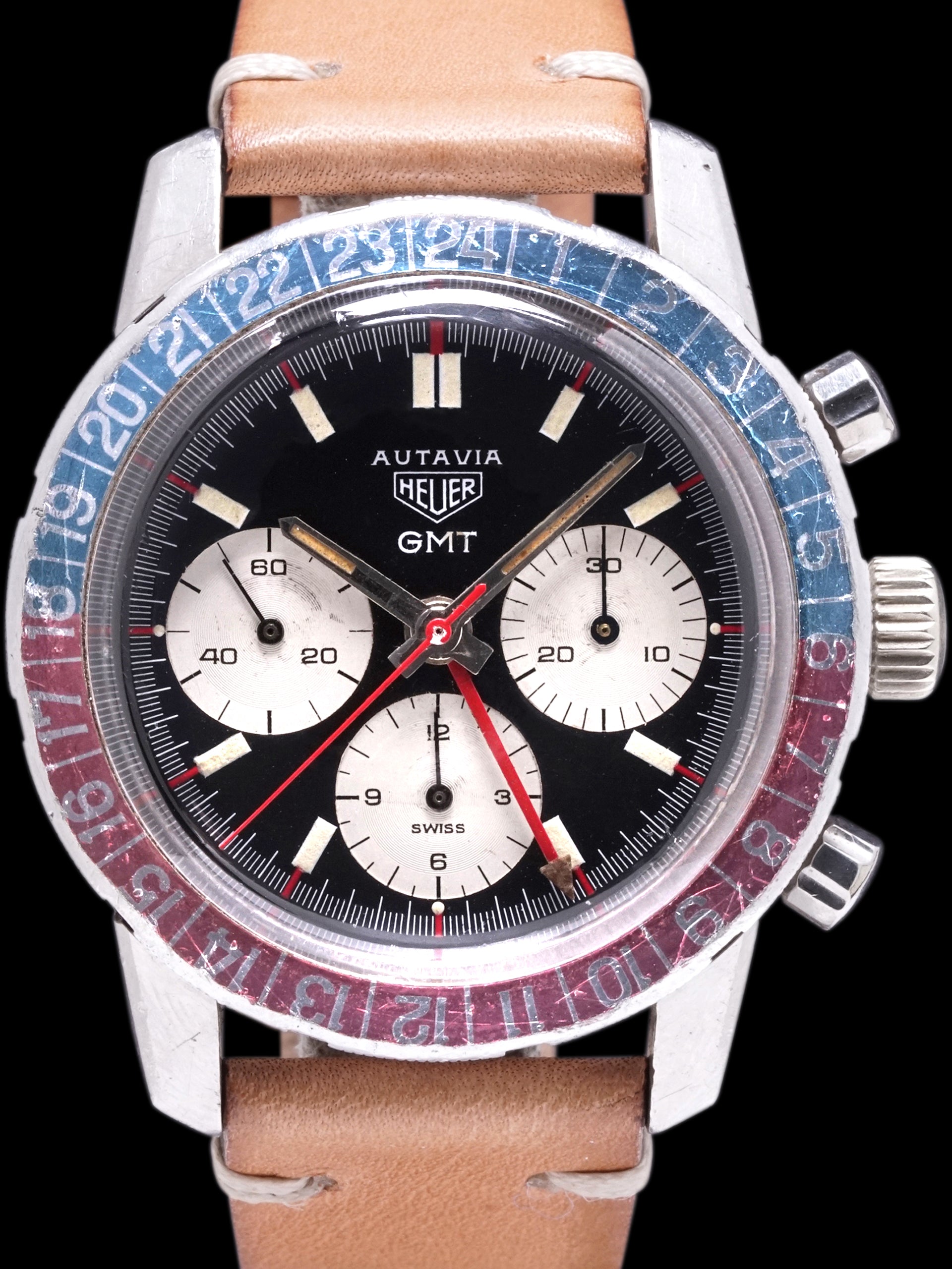 1969 Heuer Autavia GMT (Ref. 2446C) Mk. III