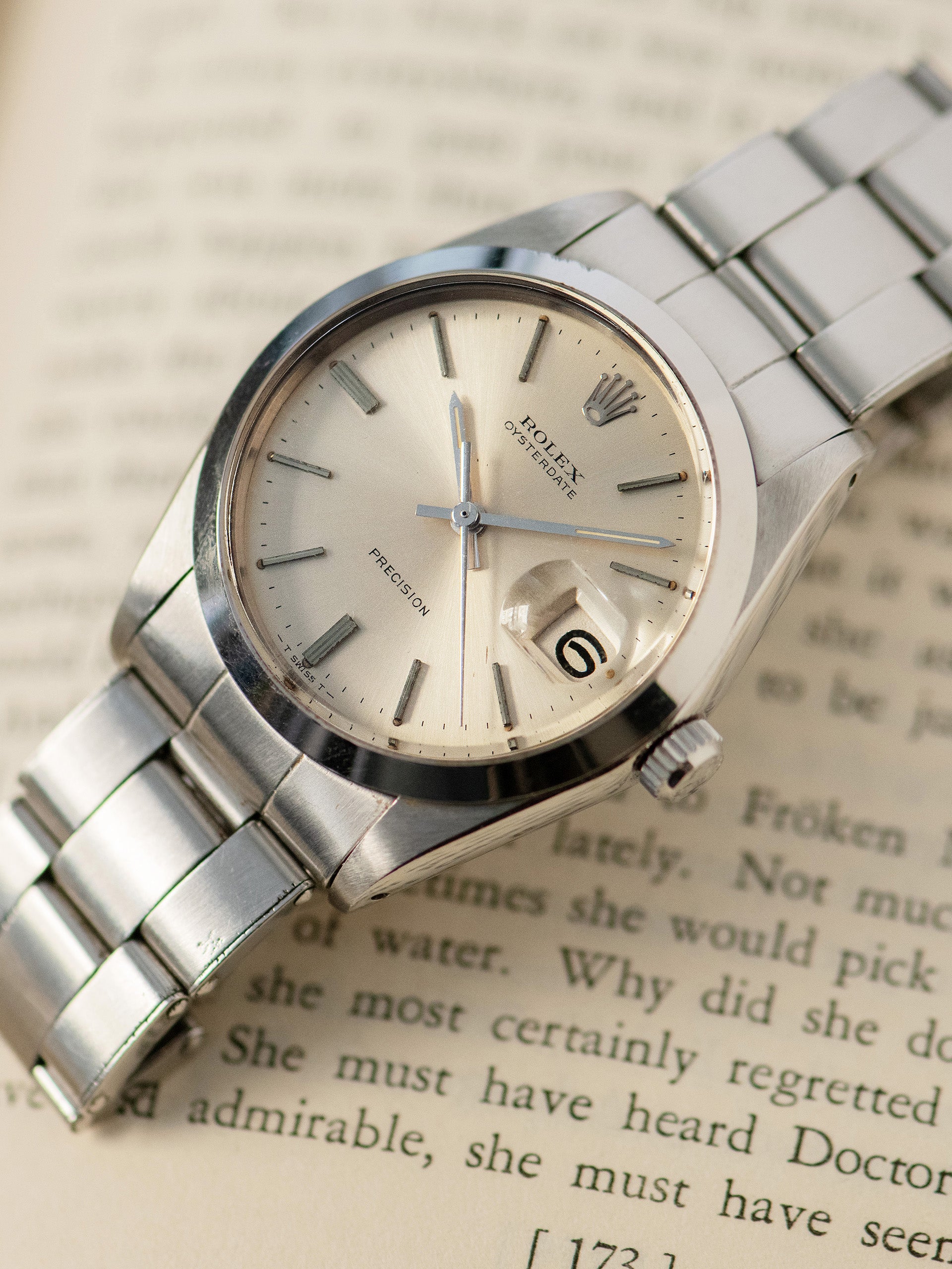 1967 Rolex Oysterdate Precision (Ref. 6694) Silver Dial