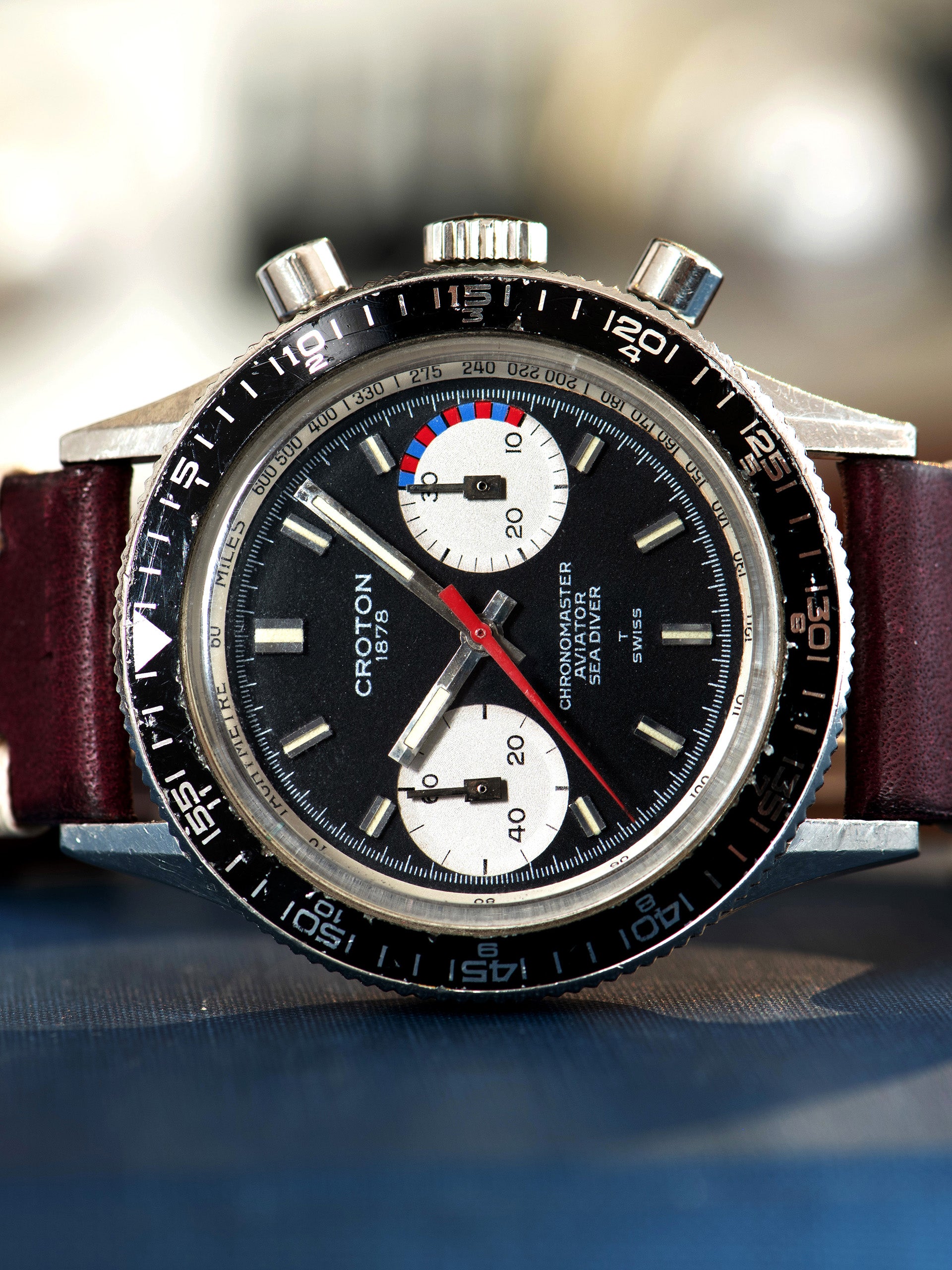 1970s Croton Chronomaster Aviator Sea Diver (Ref. 106) 