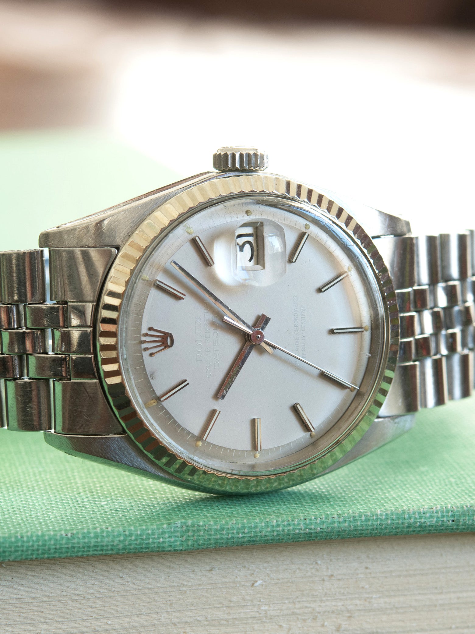 1972 Rolex Datejust 1601) Grey 