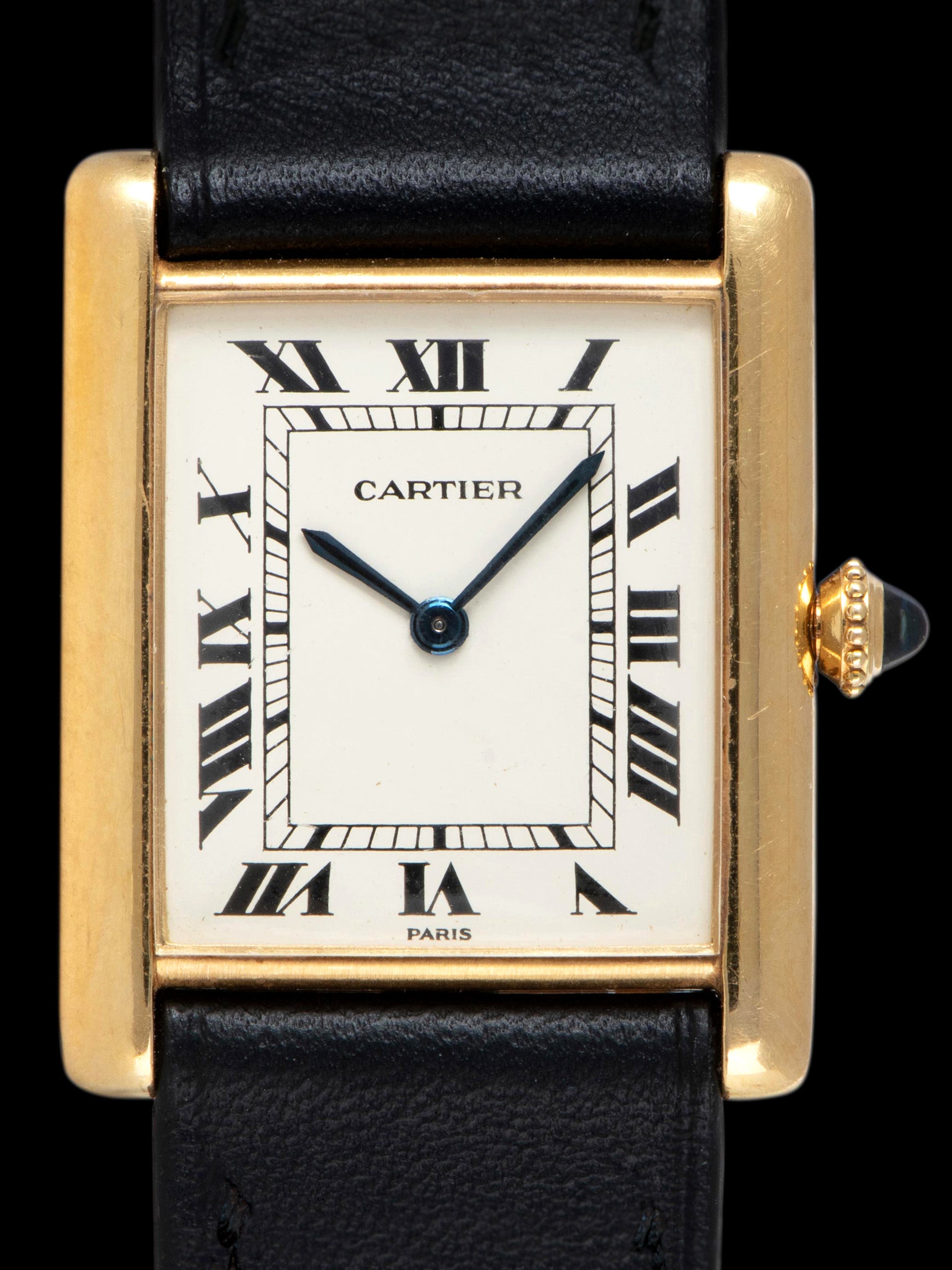 1980s Cartier Paris Tank LC (Ref. 96019) 18K YG "Extra Plate"