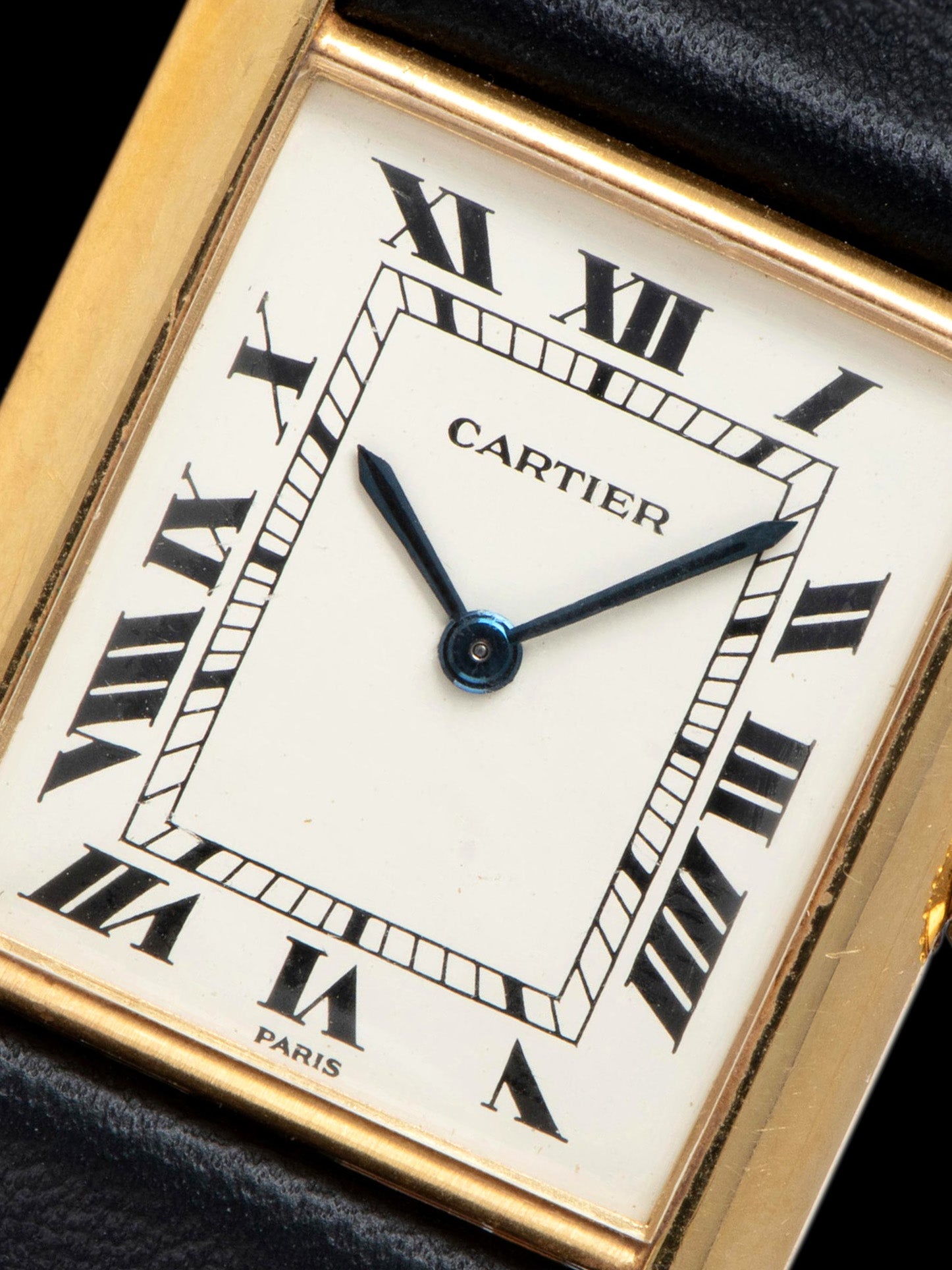Cartier Paris Tank Louis 18kt Yellow Gold 'Extra Platte' ref 96019
