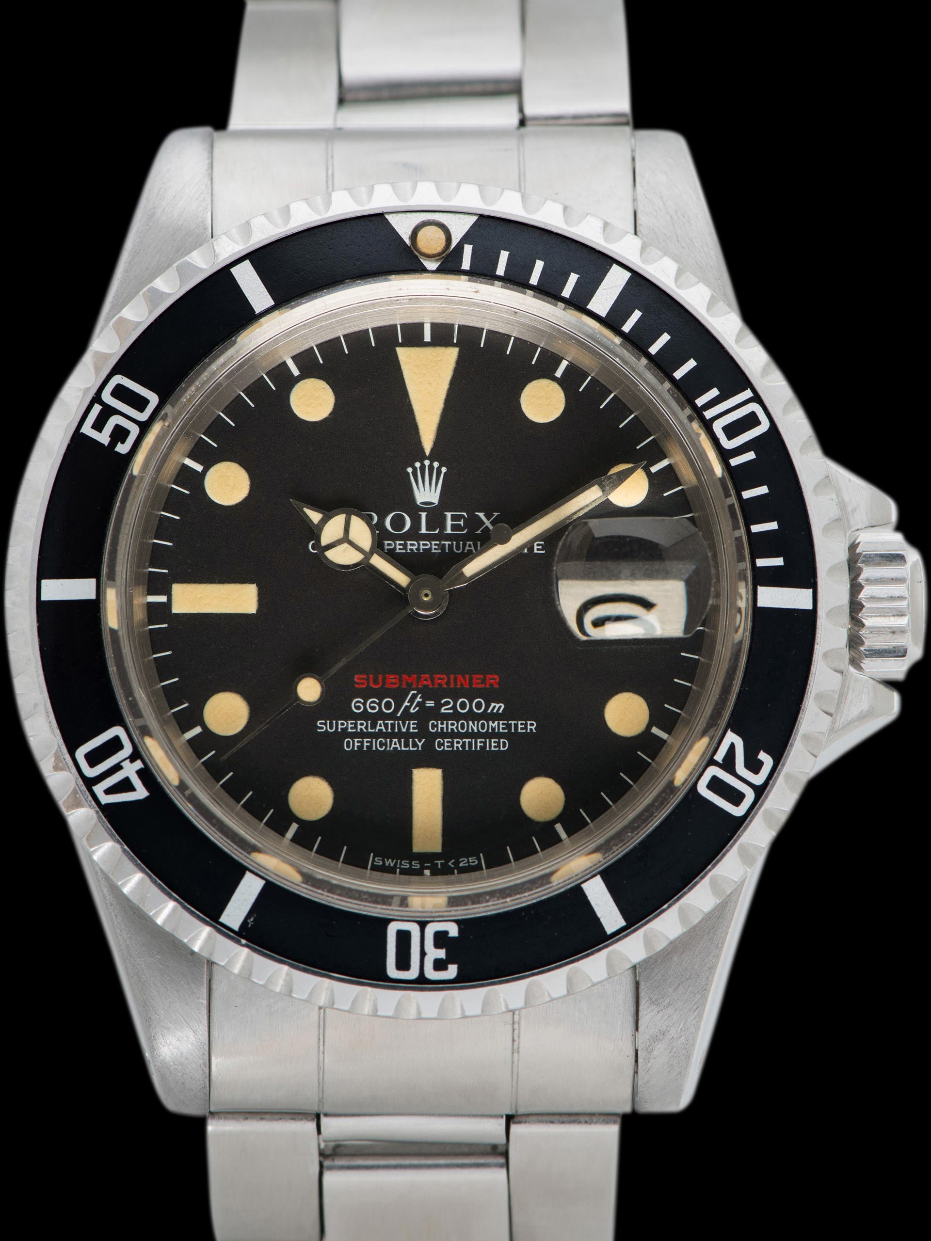 1970 Rolex Red Submariner (Ref. 1680) "Mk. W/ Box & Papers