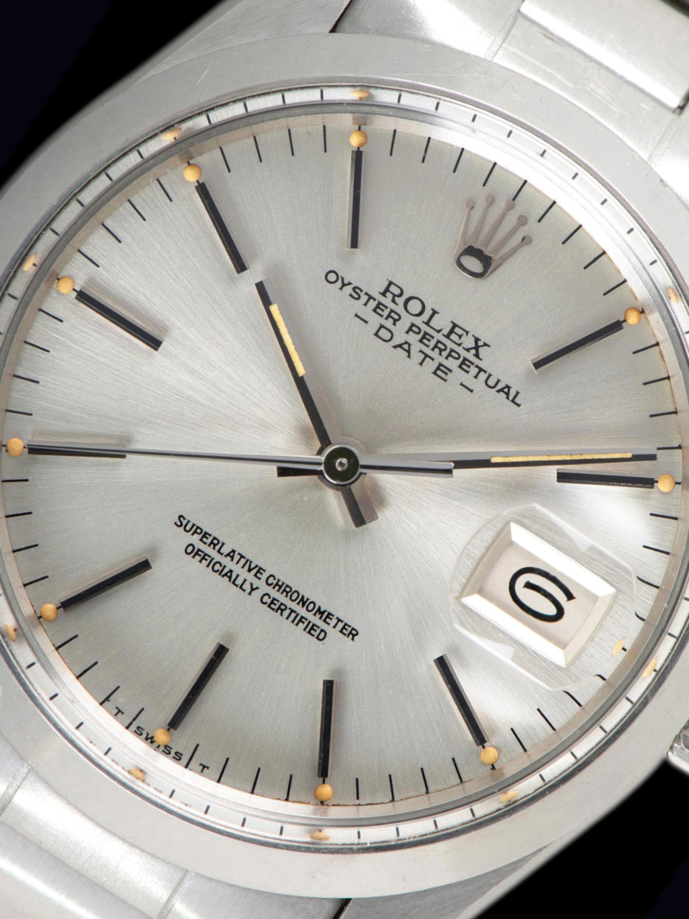 1981 Rolex Oyster-Perpetual Date (Ref. 15000) Silver Dial W