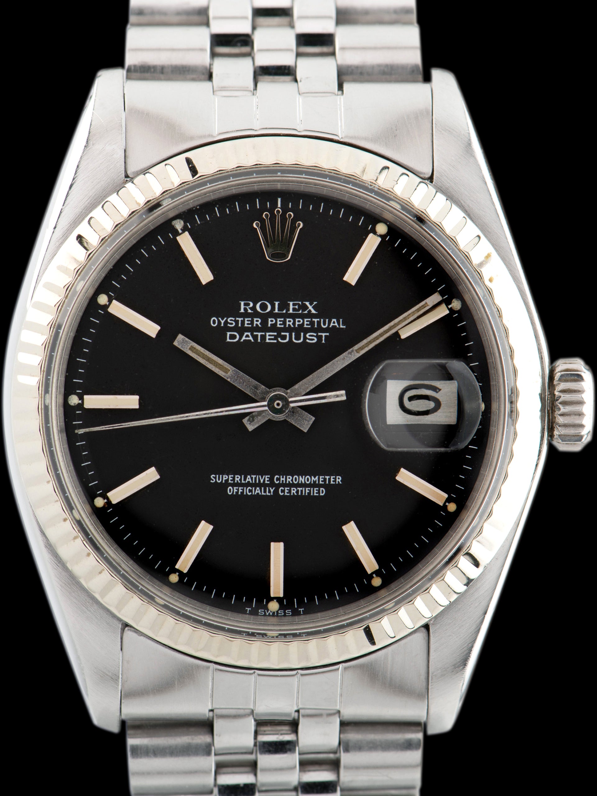 1975 Rolex Datejust (Ref. 1601) Matte Black Dial