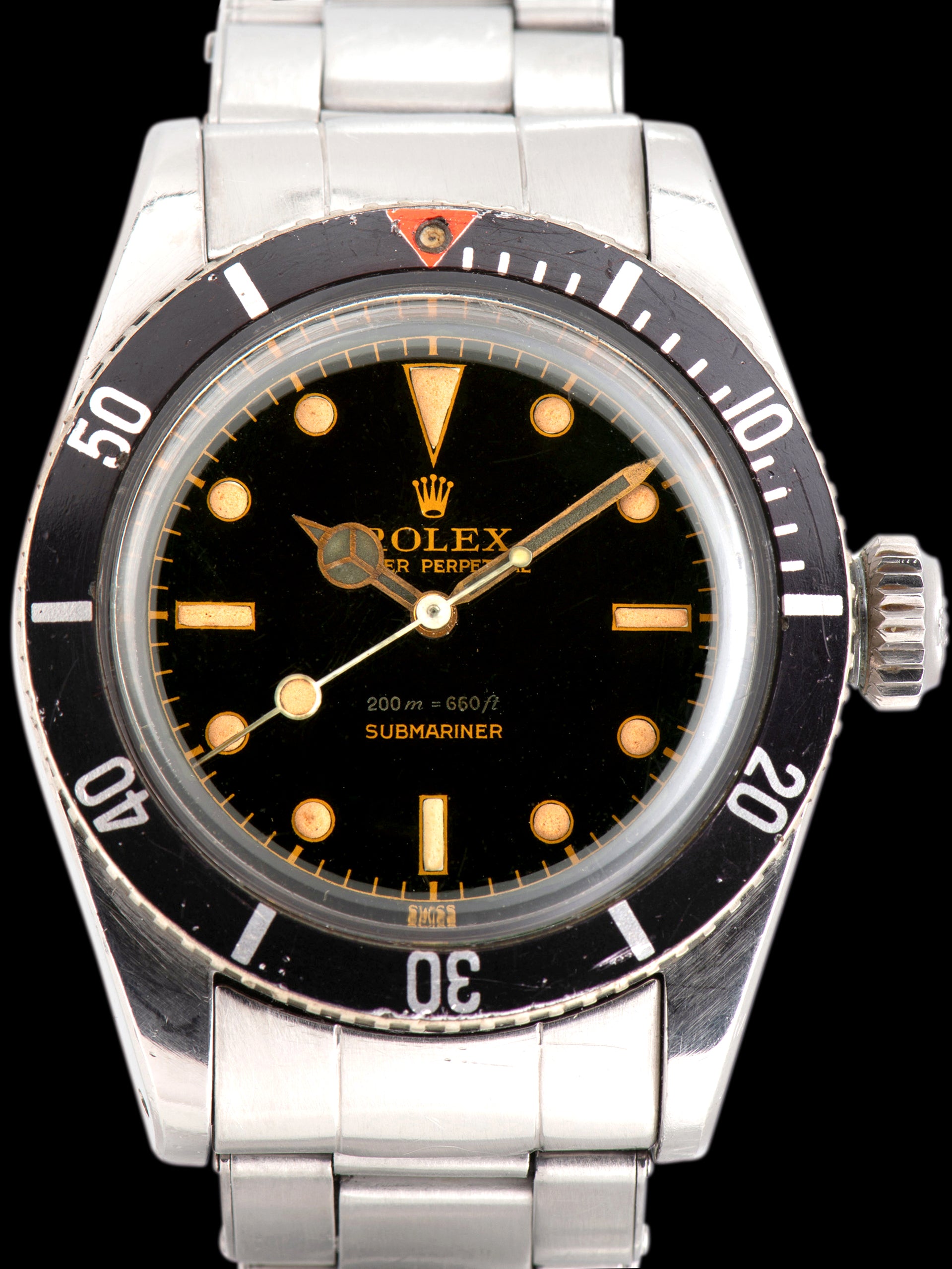 James Bond Rolex Submariner 6538 Unpolished* 1957 Rolex Submariner