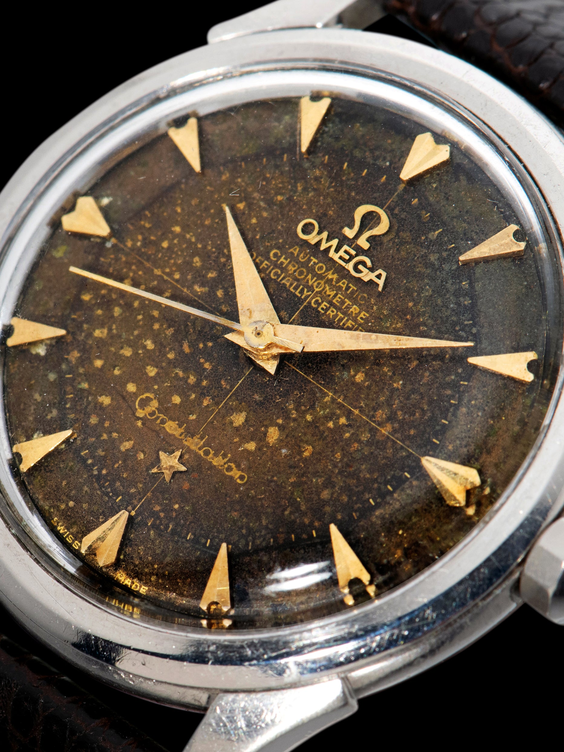 Tropical 1958 Omega Constellation (Ref. 2852 13SC) Pie-Pan Dial Tropical 1958 Omega Constellation (Ref. 2852 13SC) Pie-Pan Dial