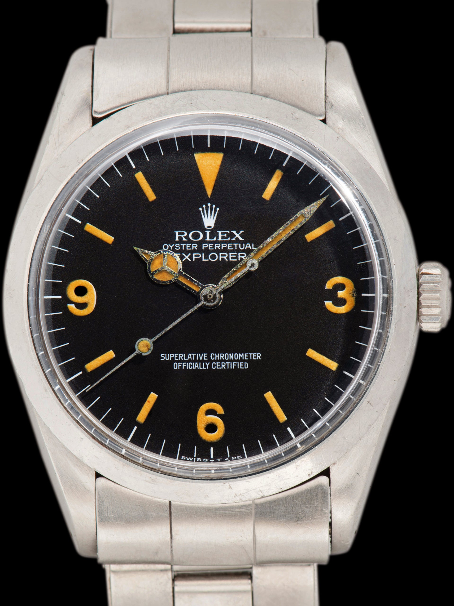 *Unpolished* 1977 Rolex Explorer I (Ref. 1016) "Pumpkin"