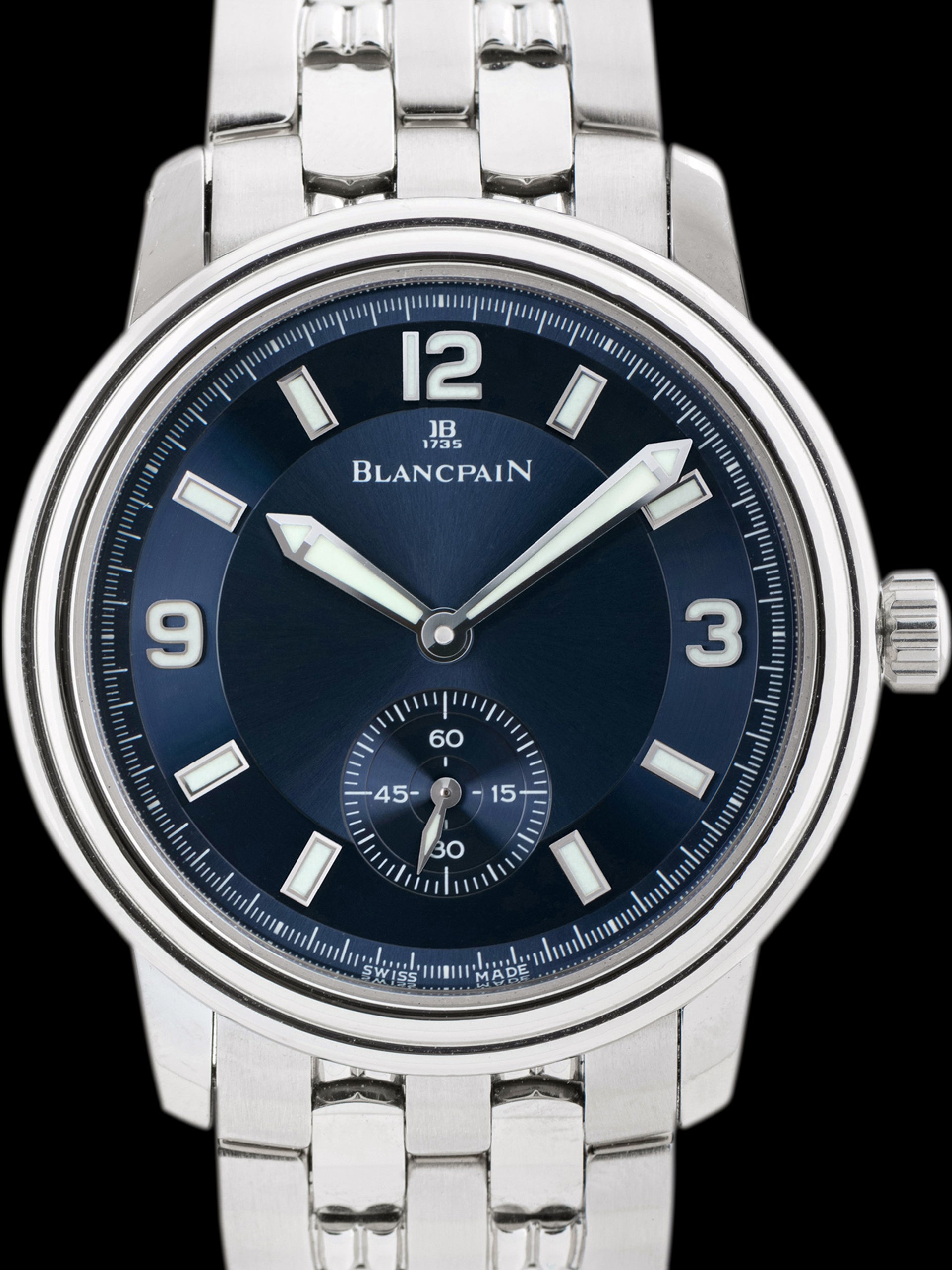 2000s Blancpain Villeret 'Ultra-Thin' (Ref. 7002) Blue Dial "Japan Limited Edition" W/ Box, Chronometer Certificate, & Recent Blancpain Service