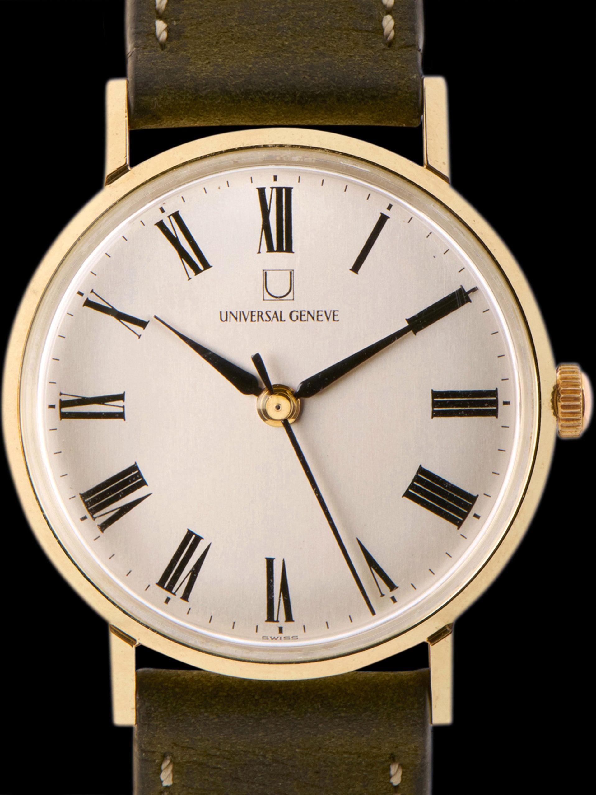 1960s Universal Geneve Dress Watch 14K YG