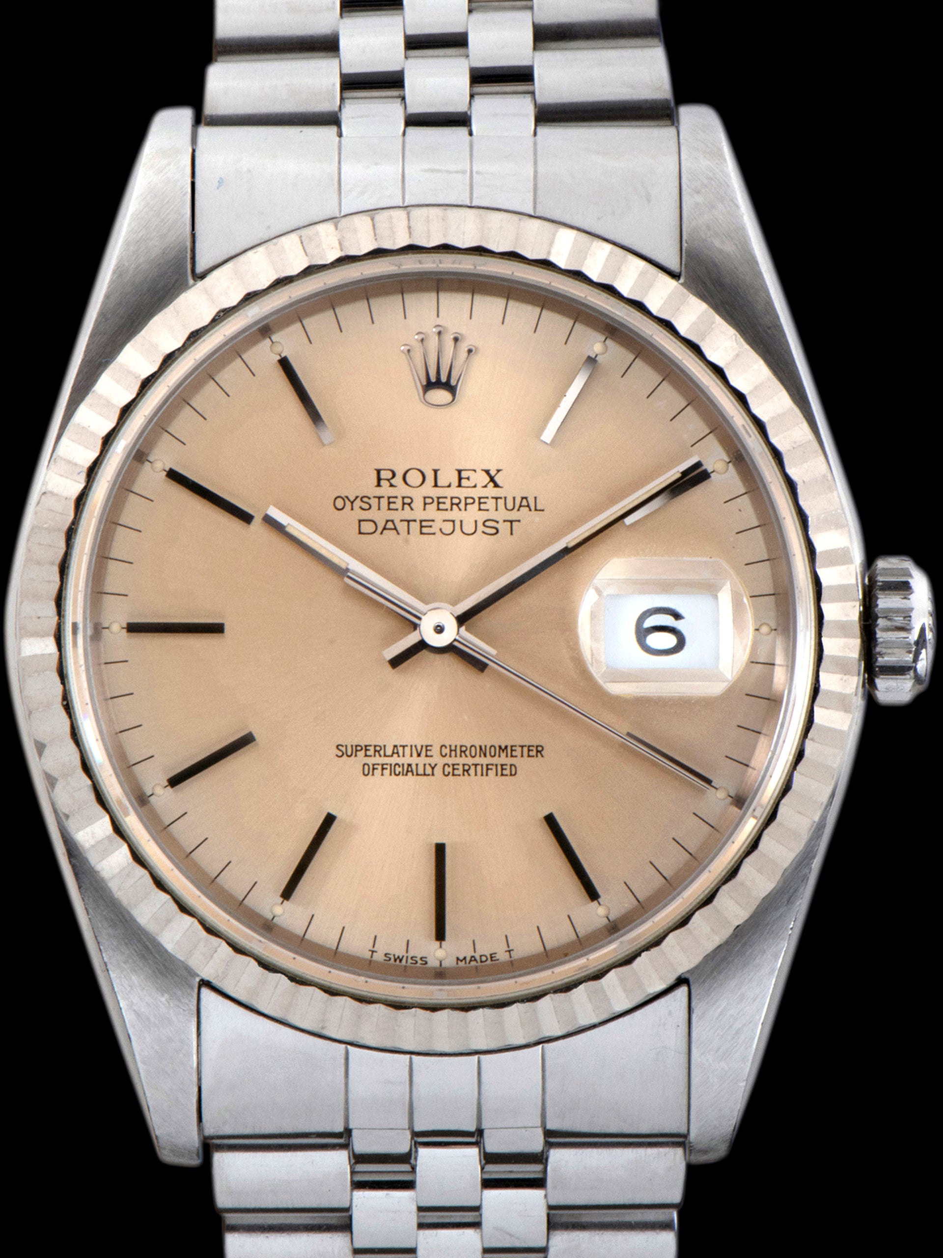 Tropical 1993 Rolex Datejust (Ref. 16234) Silver Dial