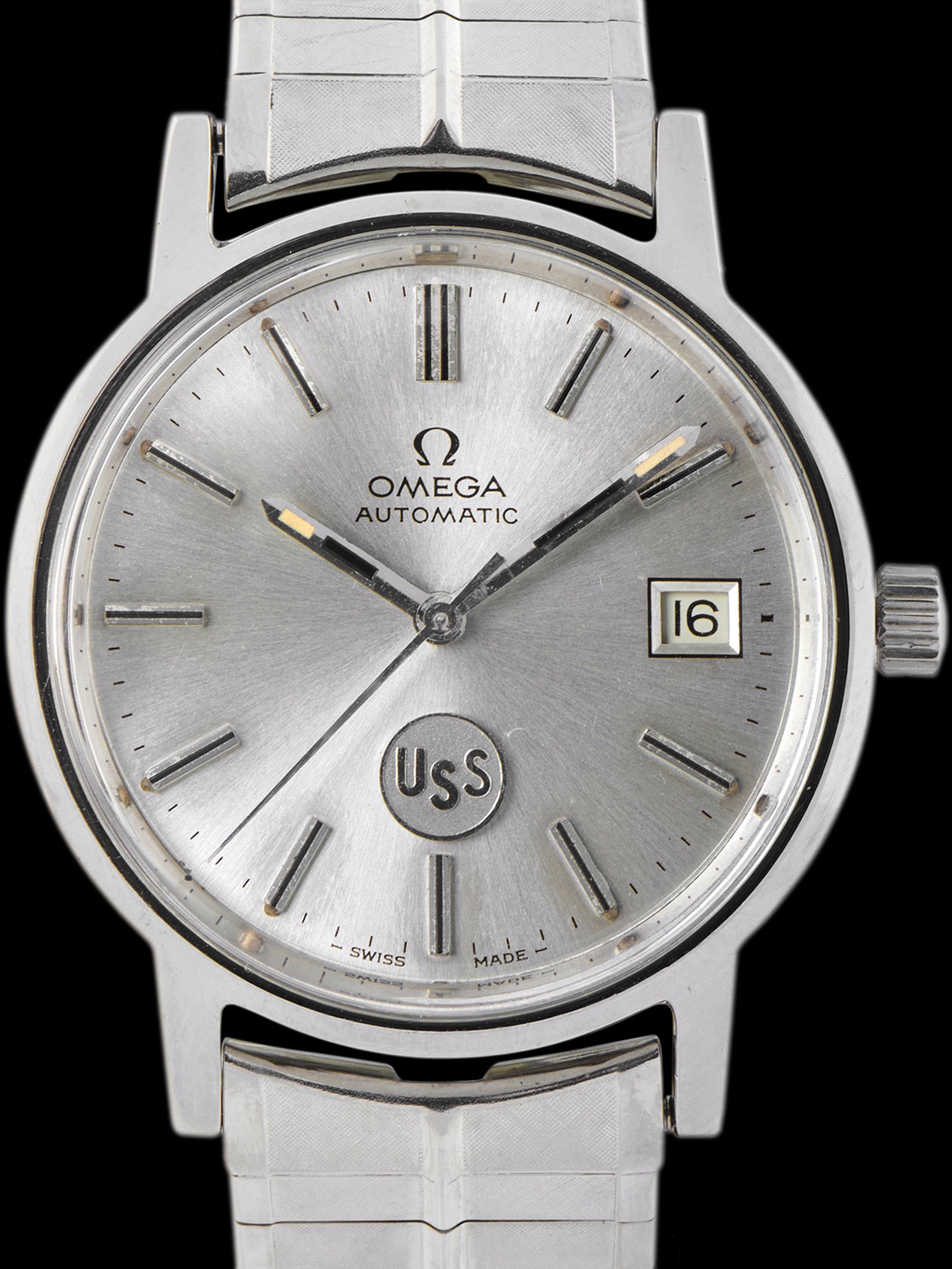 1974 Omega De Ville Automatic (Ref. 166.0163) "USS Honors Watch"