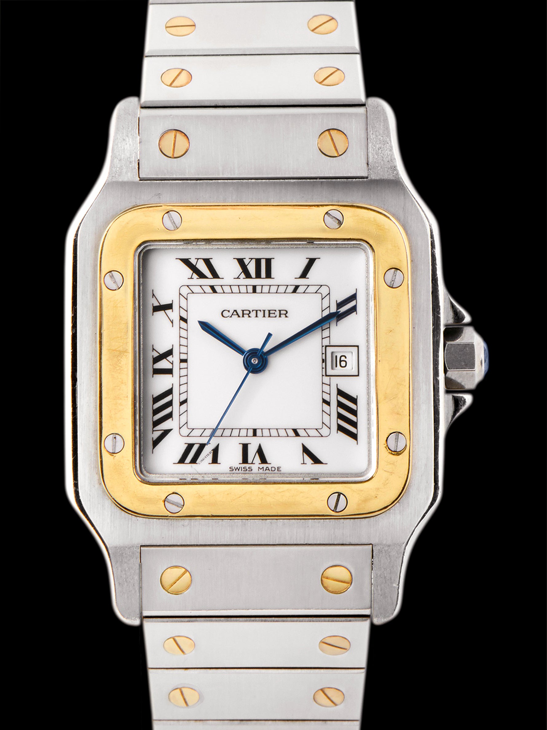 1980s Cartier Two-Tone Santos Carrée (Ref. 2961)