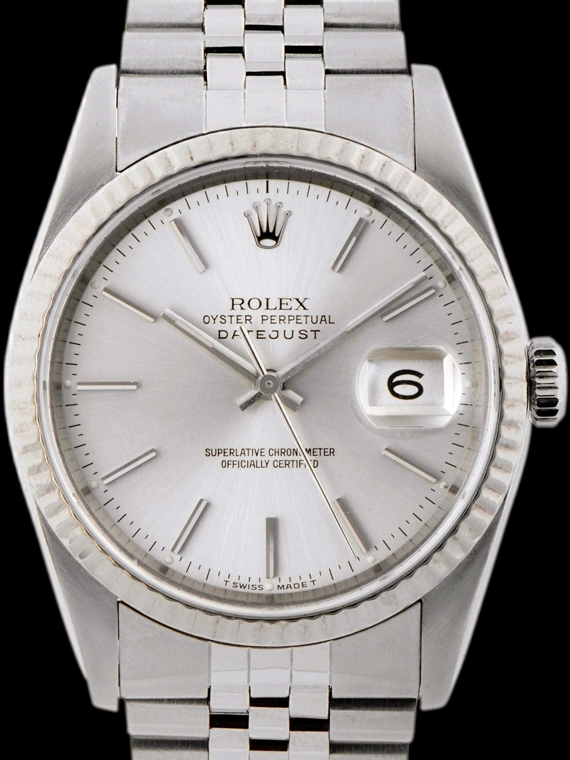 1990 Rolex Datejust (Ref. 16234) Silver Dial