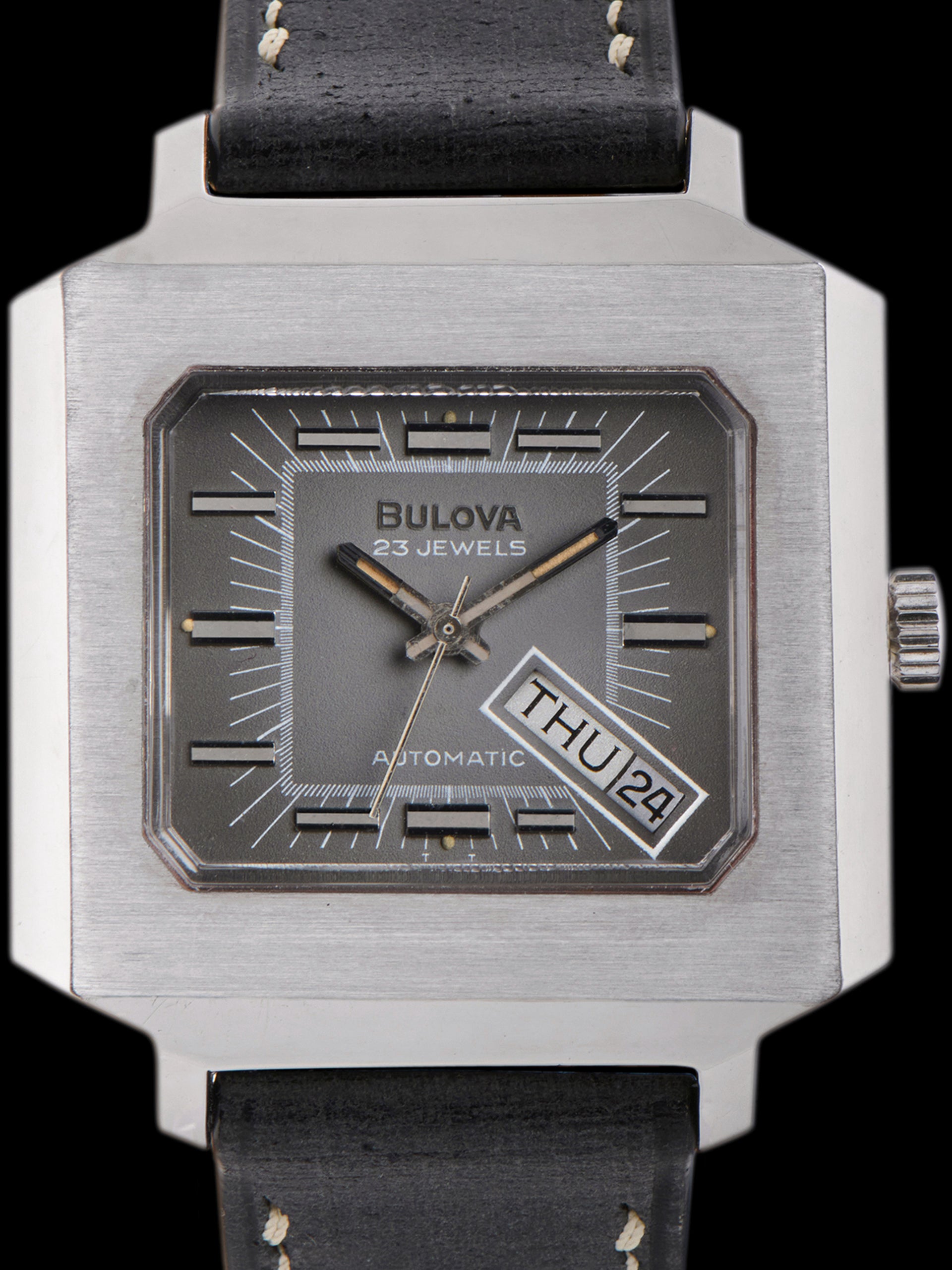 1973 Bulova Minute Man Day-Date (Ref. T-3258) "TV Case"