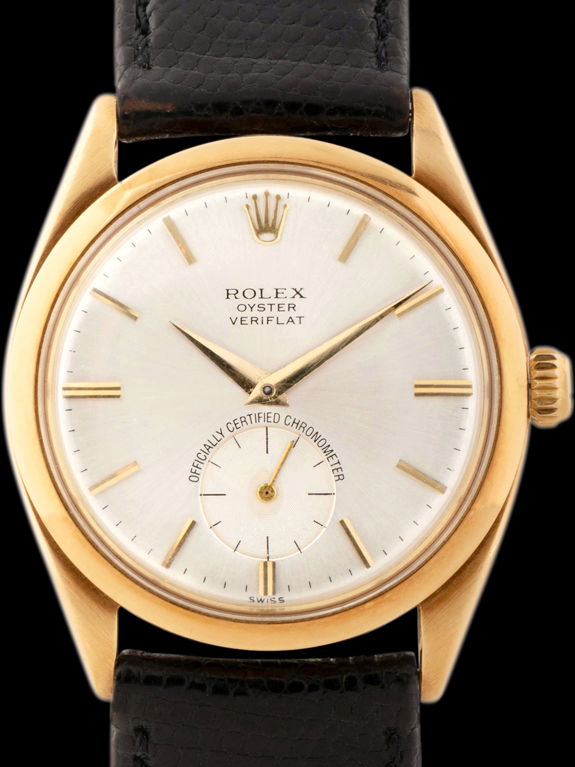 1960 Rolex Veriflat Precision 18K YG (Ref. 6512) "OCC" Dial