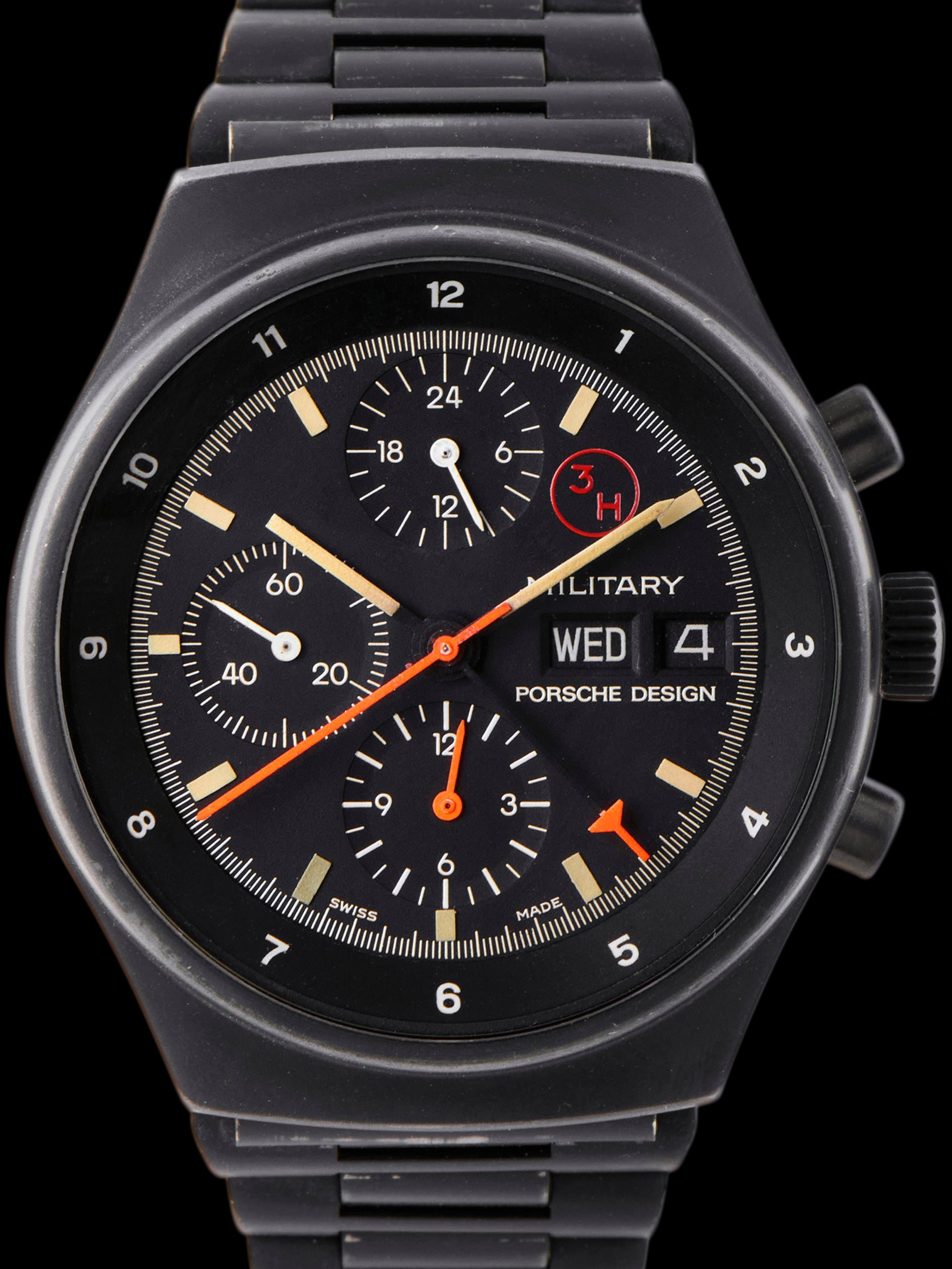 *Unpolished* Porsche Design Military Chronograph PVD (Ref. 7177)