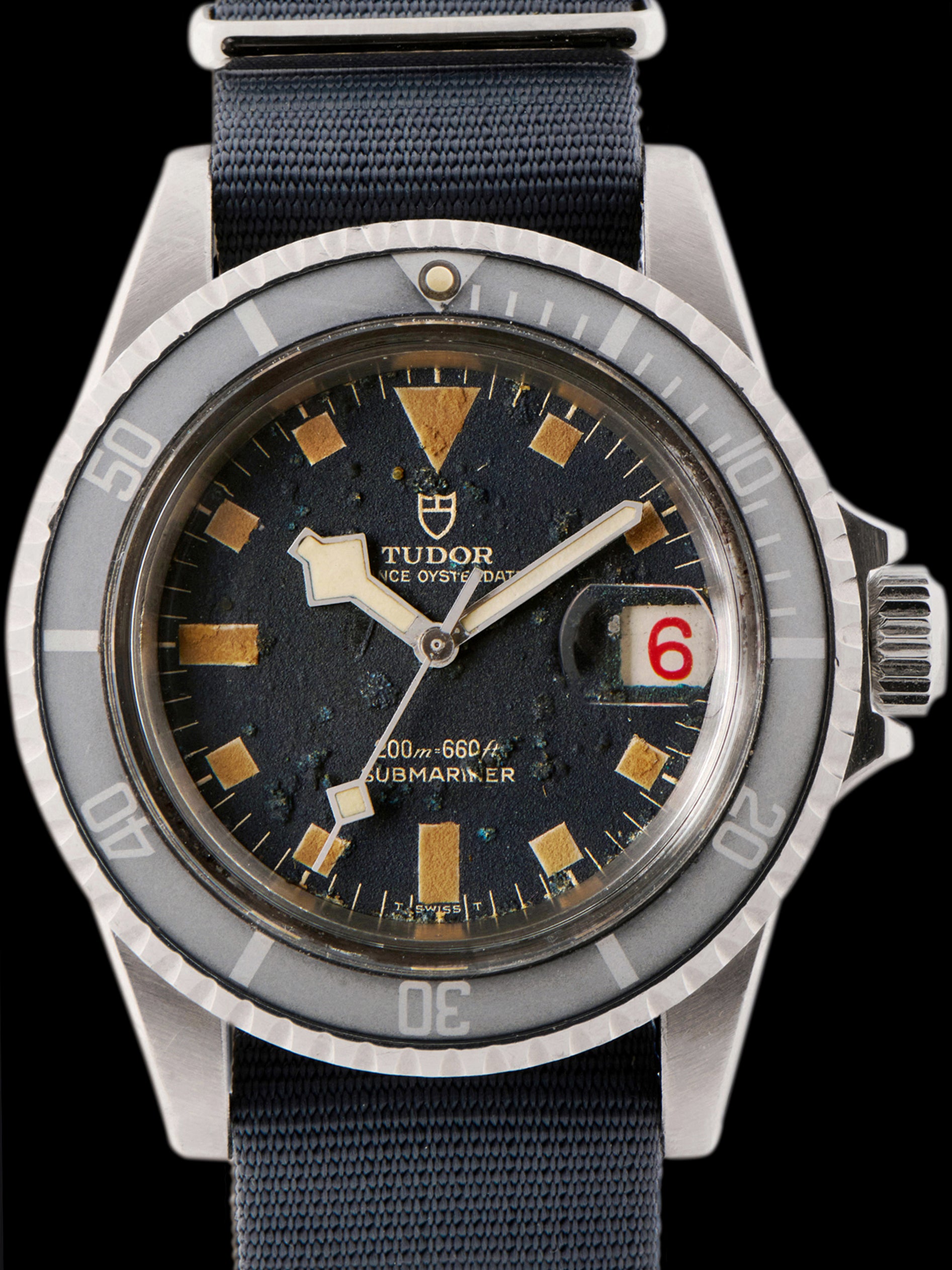 1970 Tudor "Snowflake" Submariner (Ref. 7021/0) Blue Dial W/ Roulette Date