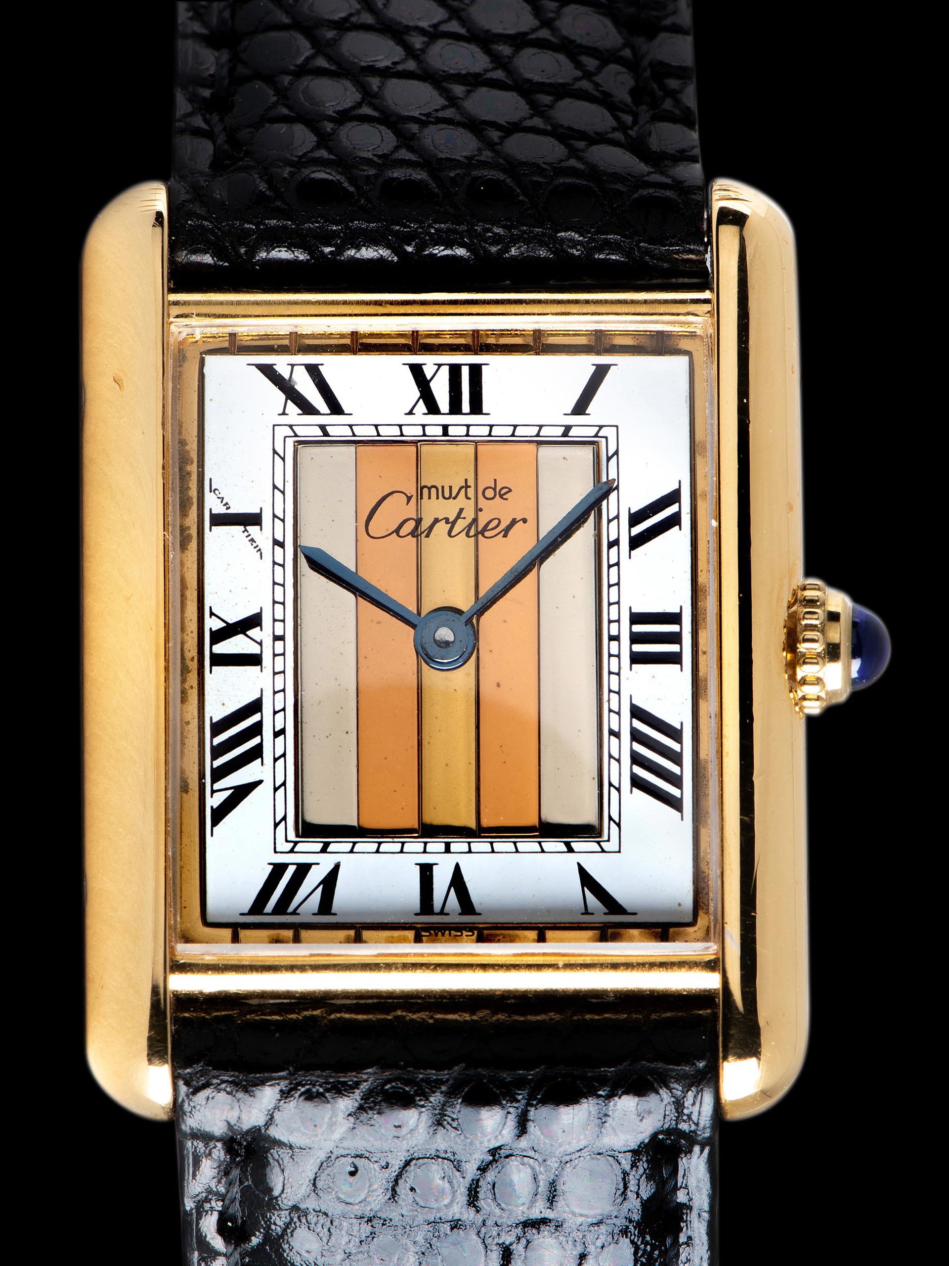 1980s Cartier Must de Cartier Tank Vermeil (Ref. 59005) Quartz