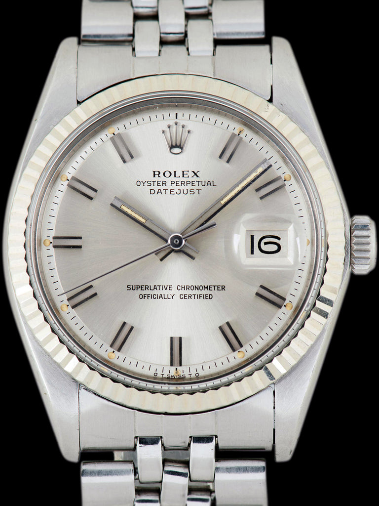 1973 Rolex Datejust (Ref. 1601) Silver "Wide Boy" Sigma Dial