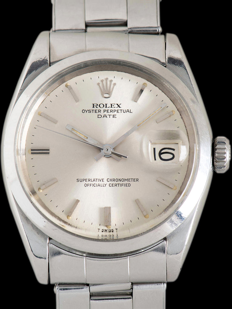 1967 Rolex Oyster-Perpetual Date (Ref. 1500) Silver Dial