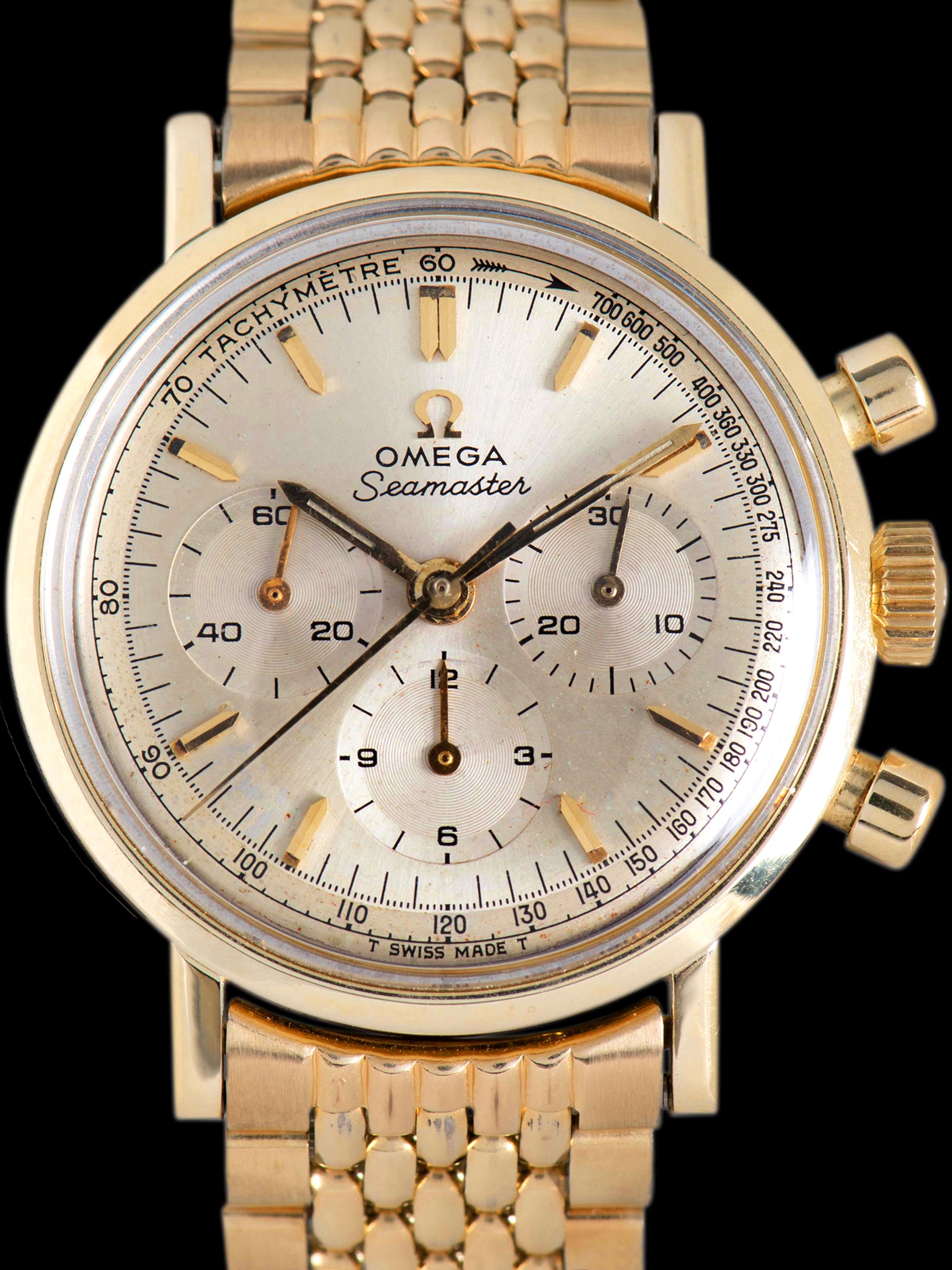 1967 Omega Seamaster Chronograph (Ref. 105.005-65) "Cal. 321" Gold-Filled Case