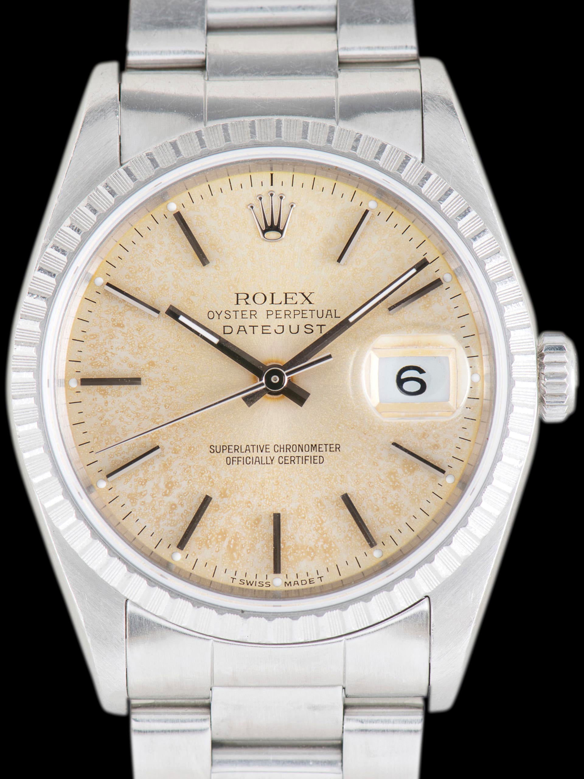 Tropical 1991 Rolex Datejust (Ref. 16220) "IBM Quarter Century Club"