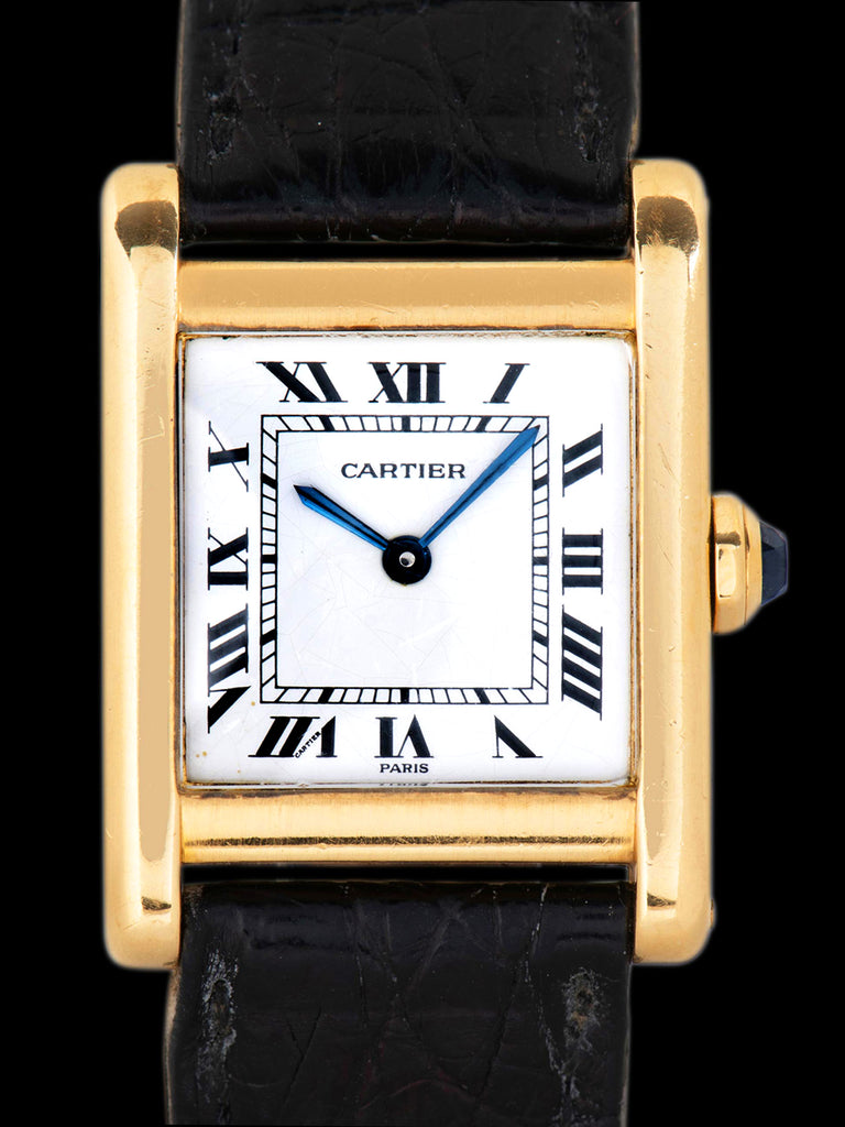 1980s Cartier Paris Tank Normale 18K YG (Ref. 78092)