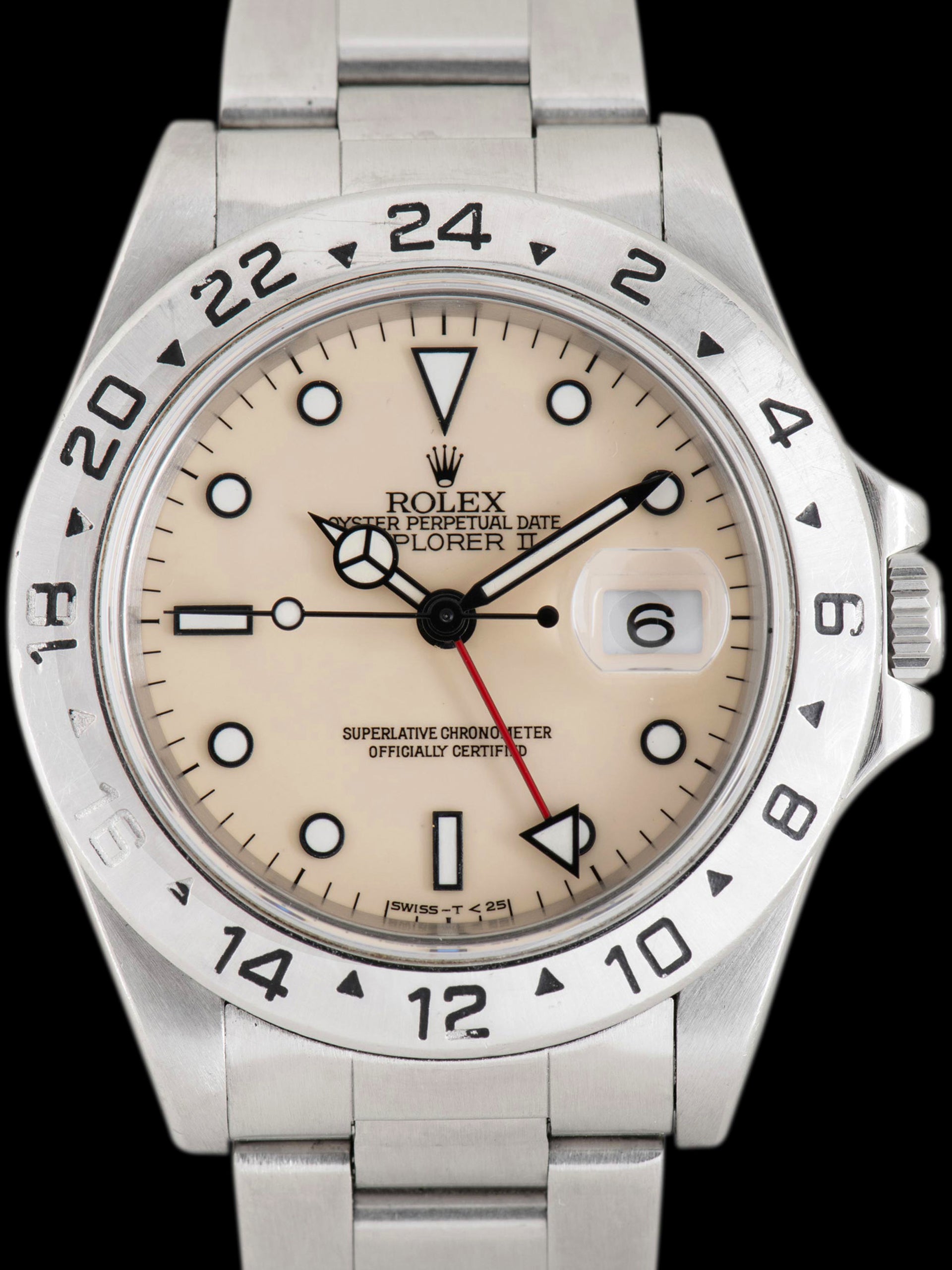 *Rare* 1991 Rolex Explorer II (Ref. 16570) Cream Dial W/ Papers