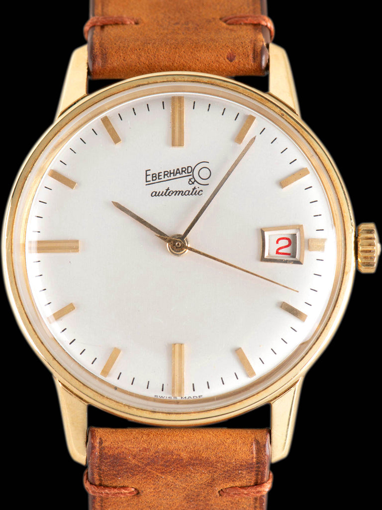 1950s Eberhard Automatic 18K YG (Ref. 26002 854) Cal. 266-123 "Roulette Date"