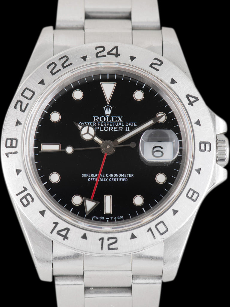 1990 Rolex Explorer II (Ref. 16570) Black Dial W/ Papers