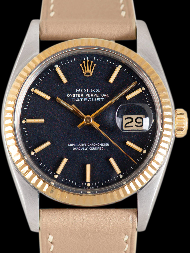 1972 Rolex Two-Tone Datejust (Ref. 1601) Black "Confetti" Dial